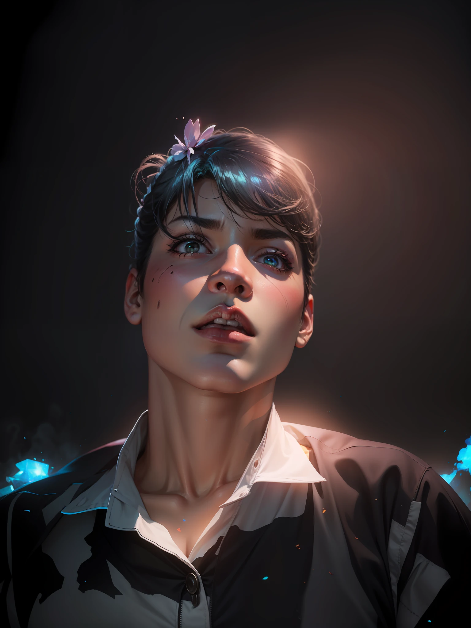 Anime and colour background and 8K resulation