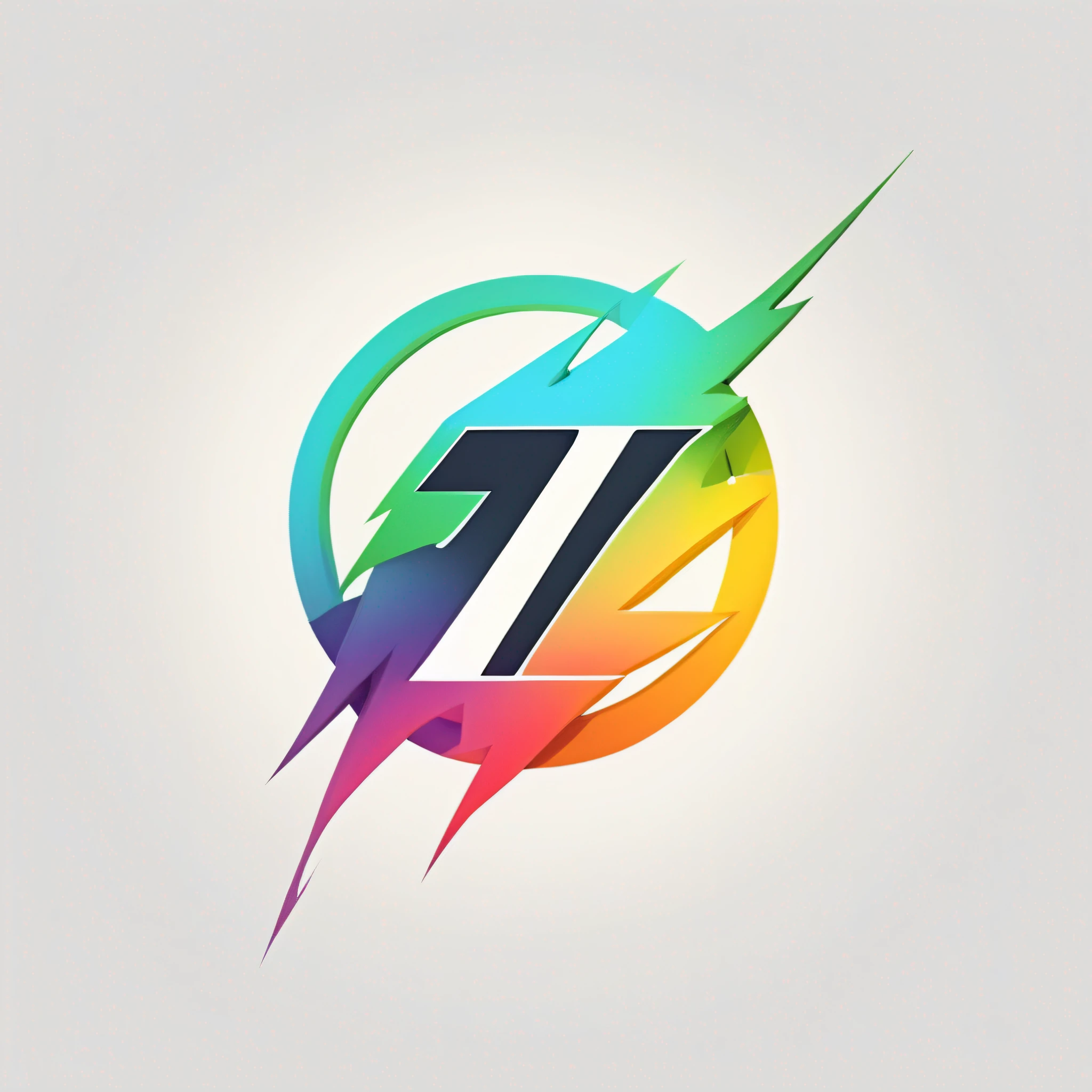logo，A circle with a letter "Z" switch like a lightning bolt logo，，"zail"All four letters are included in this logo