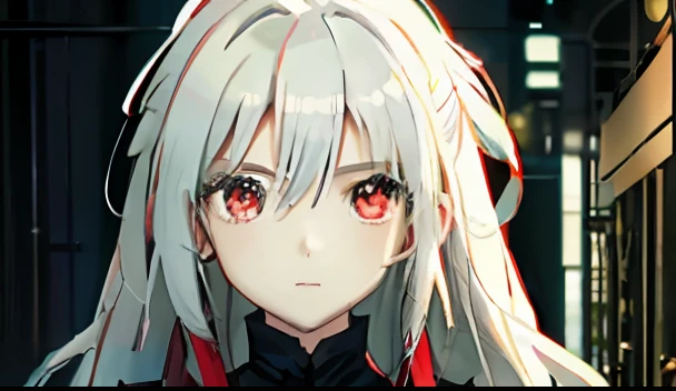 Anime girl with long white hair and black and red dress, Perfect white haired girl, as an anime character, anime girl named lucy, anime best girl, Beautiful Anime High School Girls, extremely cute anime girl face, anime girl of the future, female anime character, In the anime, anime figure, Anime girl with long hair, white-haired god, up of young anime girl