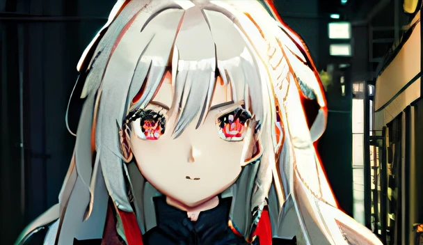 Anime girl with long white hair and black and red dress, Perfect white haired girl, as an anime character, anime girl named lucy, anime best girl, Beautiful Anime High School Girls, extremely cute anime girl face, anime girl of the future, female anime character, In the anime, anime figure, Anime girl with long hair, white-haired god, up of young anime girl