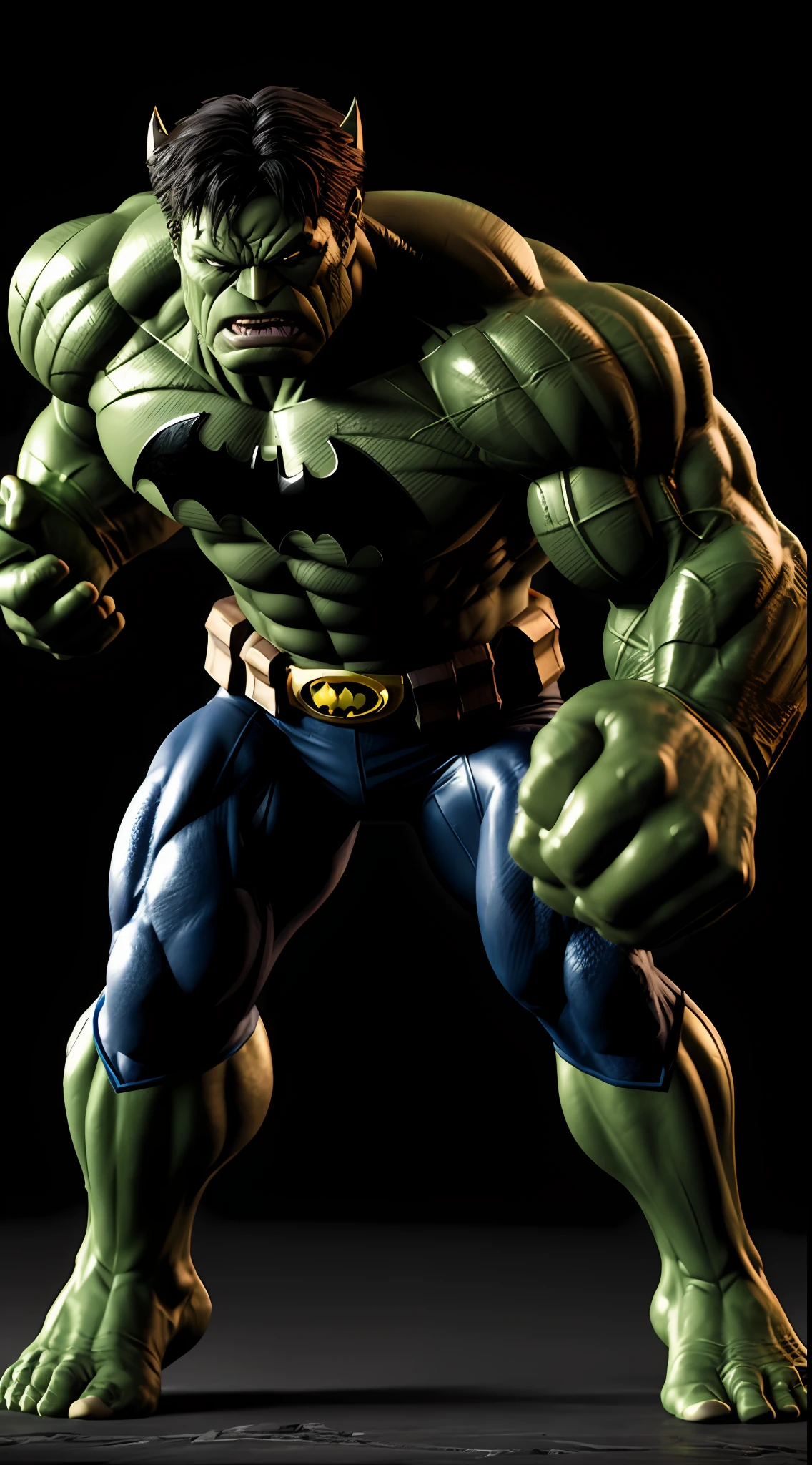 batman Hulk, octane render, unreal engine, highly detailed, intricate