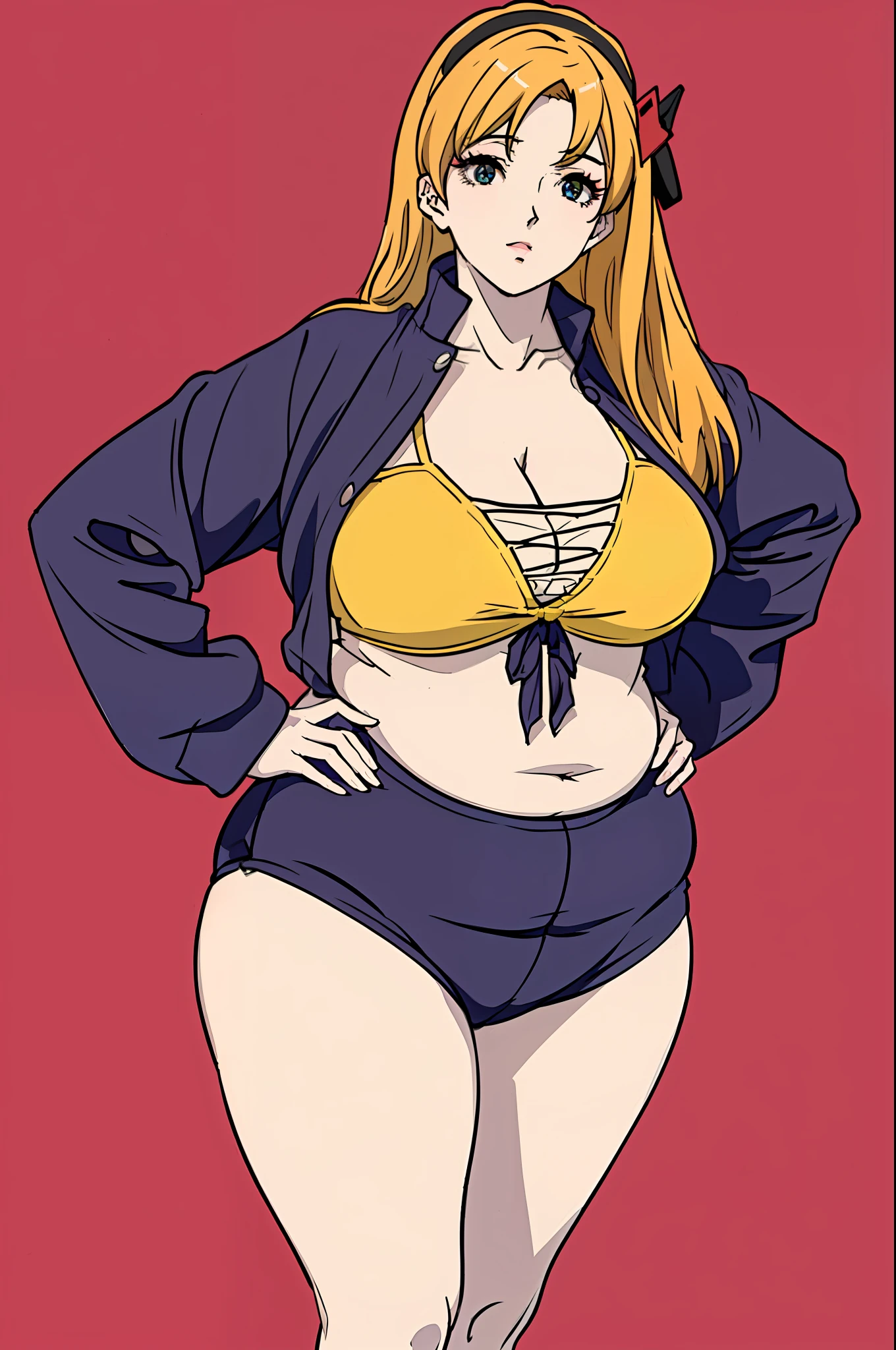 (((Anime regordete de Chica))), ((muchacha hermosa gorda en bikini)), (((Curvaceous Body))), ((vientre redondo y gordo)), ((cintura ancha y gorda)), ((muchacha chubby anime)), ((caderas anchas)), ((hombros anchos)), ((brazos gordos)), ((piernas gruesas)), ((( Chica de estatura media, obesa))), ((( vientre ancho y redondo))), (((BBW CHAN))), ((fondo blanco)), (((Estilo evangelion))), ((mejor calidad)), ((rostro hermoso)), ((chica bbw posando de lado))