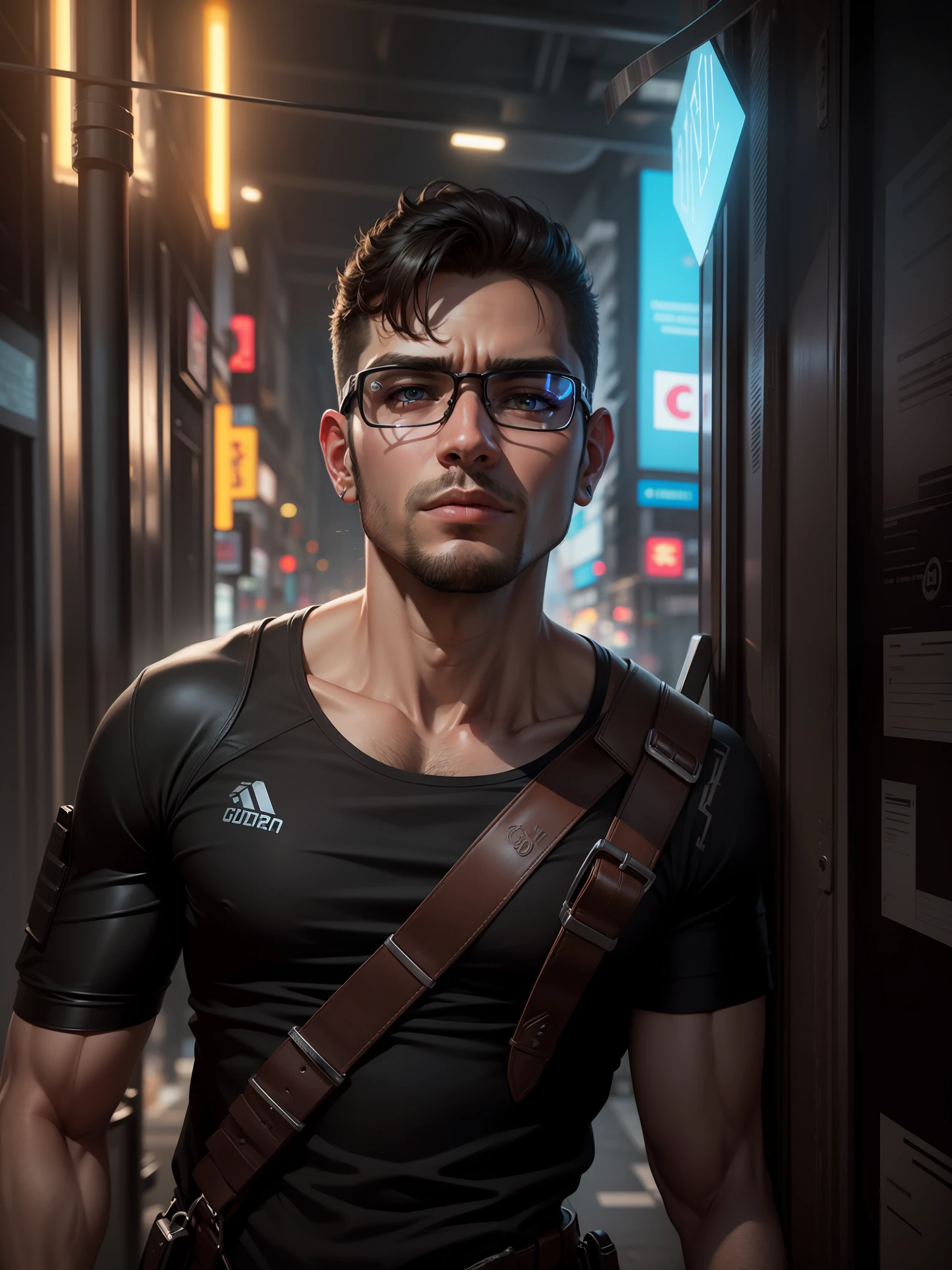 Change background cyberpunk handsome boy, realistic face, 8k, ultra realistic