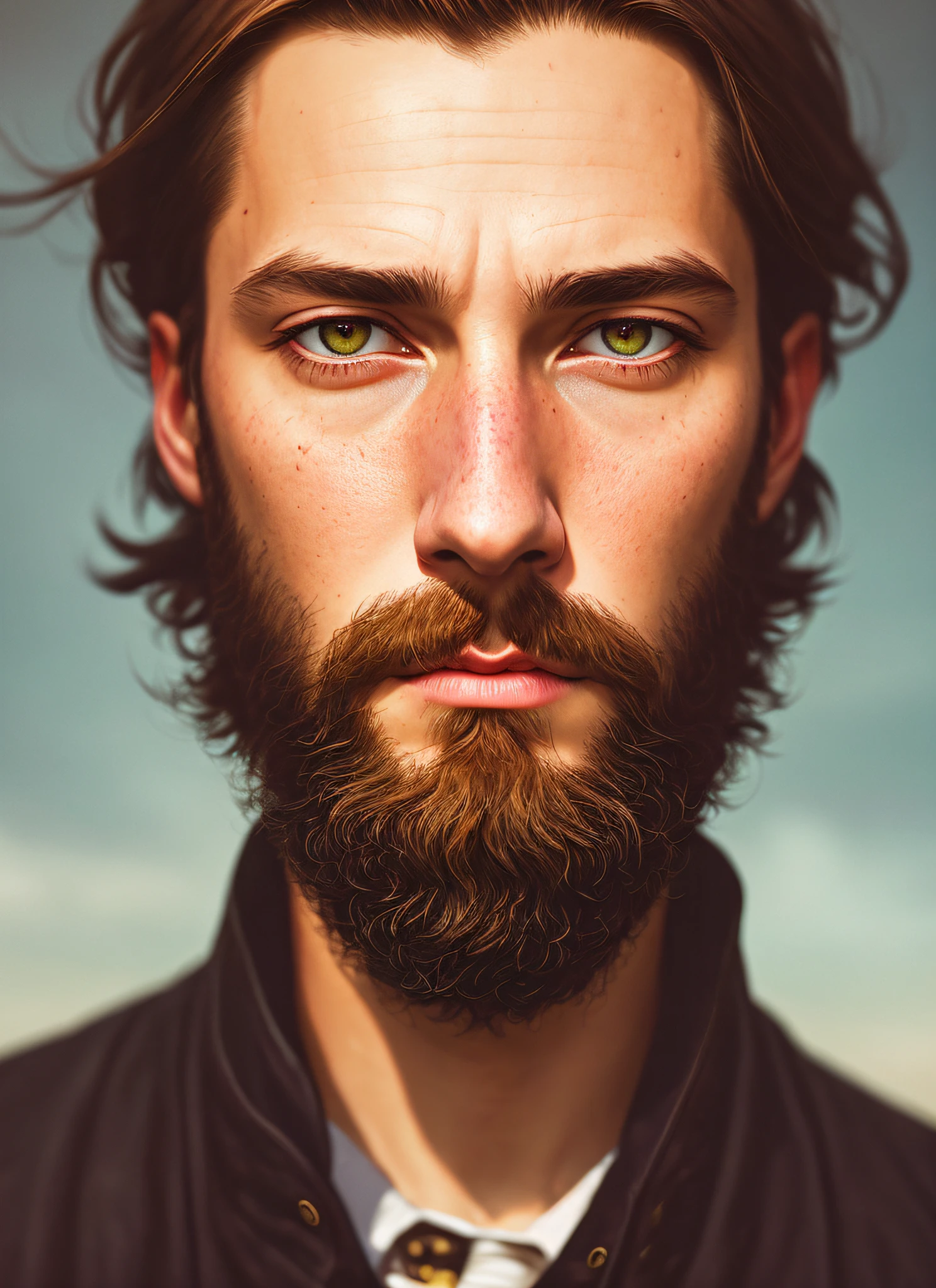 A stunning intricate full color portrait of (bburg_bob:1),
epic character composition,
by ilya kuvshinov, alessio albi, nina masic,
sharp focus, natural lighting, subsurface scattering, f2, 35mm, film grain,