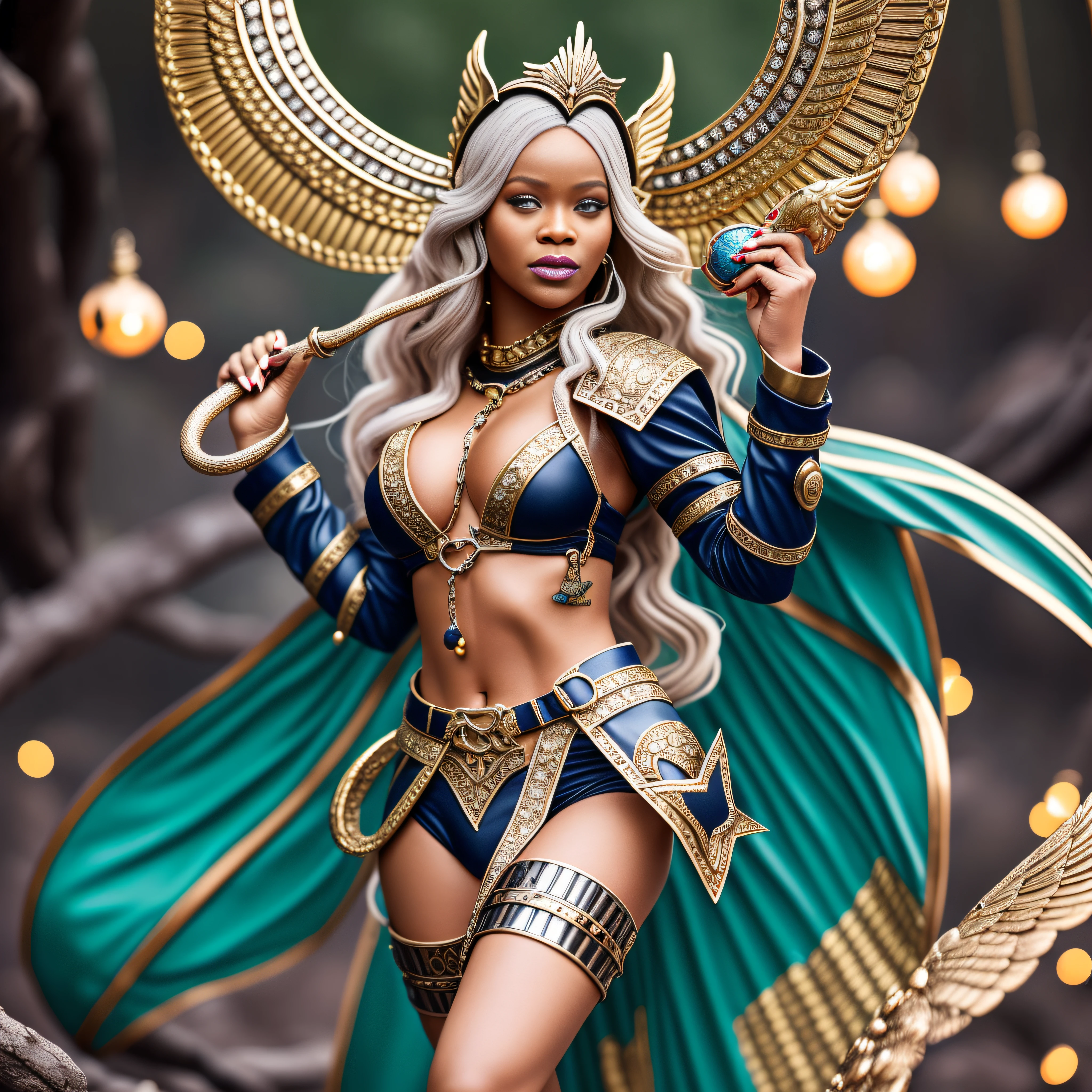Caduceus Hermes Greek mythology wand olive laurel surmounted wings surrounded intertwined snakes Medusa_hairs_Snakes Outdoor Nature "Ouroboros" Forest Natural Queen Native éblouissantes Valkyrie-wings clef chains "Heavy Metal" Will-o'-the-wisp Fire-follets fairy pixie sprite conceptual safe female glamour aesthetic walking slow motion Cosplay "Nicki Minaj":1.5 "Rihanna":1.5 "beyonce":1.5 aristocratic jacket 38years symmetrical athletic bronzé hairstyle_snakes:1.5 obvious varied ecstatic fringes:1.5 visages:1.5 cheekbones effects reddened embarrassed lazuli water drop between eyes beautiful hair:1.5 Brown Eyes Pupils Black Iris Turquoise Sapphires Open Mouth Teeth Smiles Floating Jacket Fixed Pearls Eccentric Cape Levitating Shoulders-Off:1.2 chemise blanches dentelles clavicules papillotes varied breasts1.5 points:1.3 satin sideboob felt bikini:1.5 corsait:1.5 spinels thick navy leather skirt:1.5 soies assortie amples nombril:1.3 revealing pubic scarlet pubis-hairy obvious indigo underwear:1.5 Size chastity belt:1.3 silver adorned padlock Gold thighs legs garters Gothic stainless steel boots decorated onyx equirectangular 360 monastery opal marble ruby background:1.5 DoF mannequins lantern dressed armor richly decorated:1.5 "Chevaleresque" dramatic chrome metallic flat bands fathoms brass fullbodye lys rune ornate emerald plasma embroidered glyphs Tourmaline wood engravings lava magic intricate:1.5 summons snake incandescent Crystalline familiar robot Mecha (EOS R6 135mm 1/1250s f/2.8 ISO400) Mech Mechanized snakes flowering Quetzalcoatl:1.5 Adaptable volumetric luminescence saturated:1.5 ultra:1.5 pro-photorealists:1.5 optimaux:1.5 qualities:1.5 details:1.5 precise:1.5 reflex:1.5 resolutions:1.5 3dcg max:1.5 graduates:1.5 improved:1.5 Octanes_rendues:1.5 UHD XT3 16K DSLR HDR UnrealEngine5 profondeurs:1.5 Earth Heart:1.5 Hearth ultra_sharpness:1.5 ombres analogiques:1.5 CGSCOSITY pet chef-d':1.5 "Bruce Weber girls" multi etc.