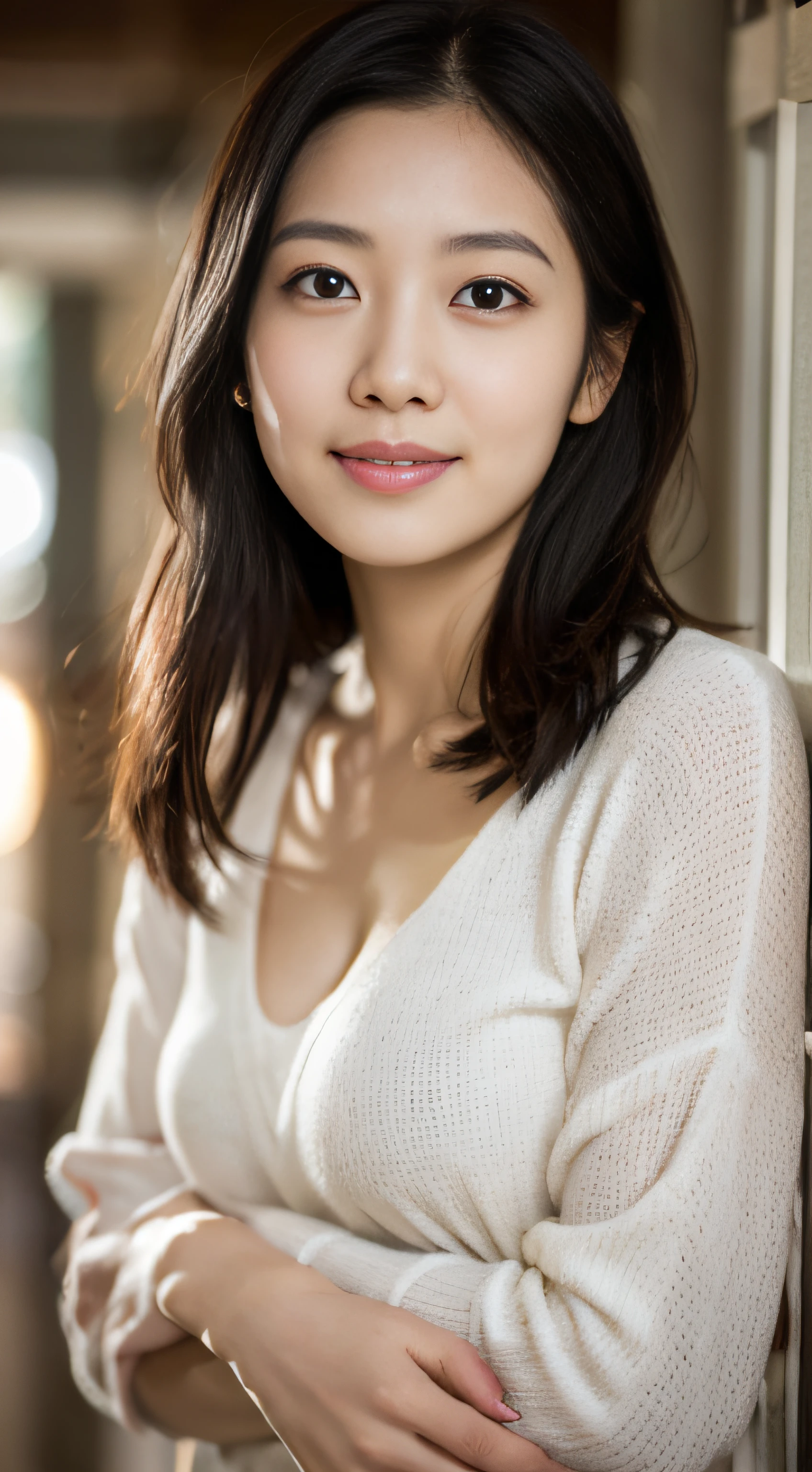 portlate、in 8K、hightquality、Realistic photo images、30-years old、A Japanese Lady、Close-up image of a face、Neat and clean wife、small tits、house wife、Reproduce natural and realistic eyes、Japan Person Stand、small tits、Beautiful black hair、Longhaire、light make-up、octan render、beautiful  lighting、Composition of the golden ratio、A smile、Everyday clothes、dressed casually、Natural background、blured background、4K、high-level image quality、Realistic photo images、A Japanese Lady、Pure Japan human features、Lovely wife、small tits、Light makeup、Suppin、Neat and clean beauty、A MILF、Sober clothing、brown、greys、bloo、A slight smil、A dark-haired、Small black eyes、Background bokeh