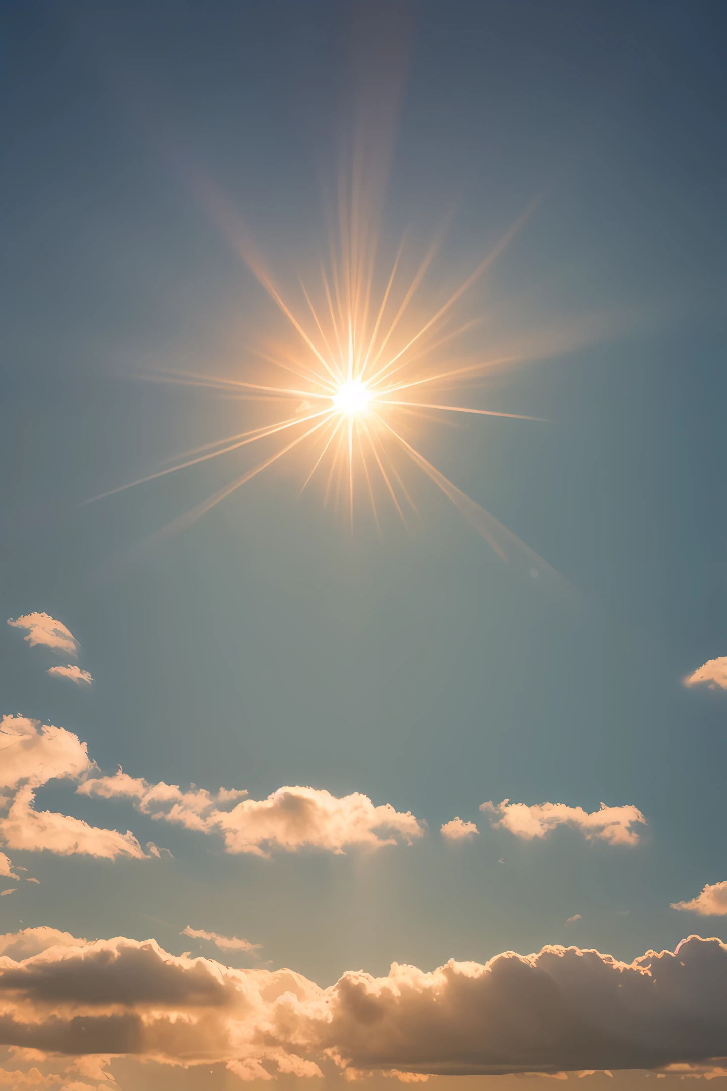 There is the sun in the east,There is the sun to the west,There is the sun in the middle