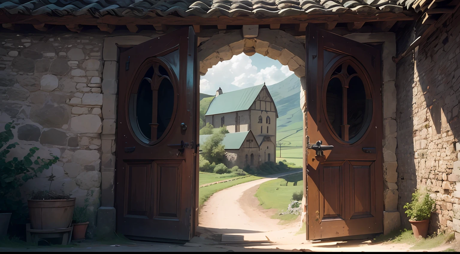 It was an ordinary day in the countryside, until a farmer knocked loudly on a monastery door.:: Provia, Velvia --auto