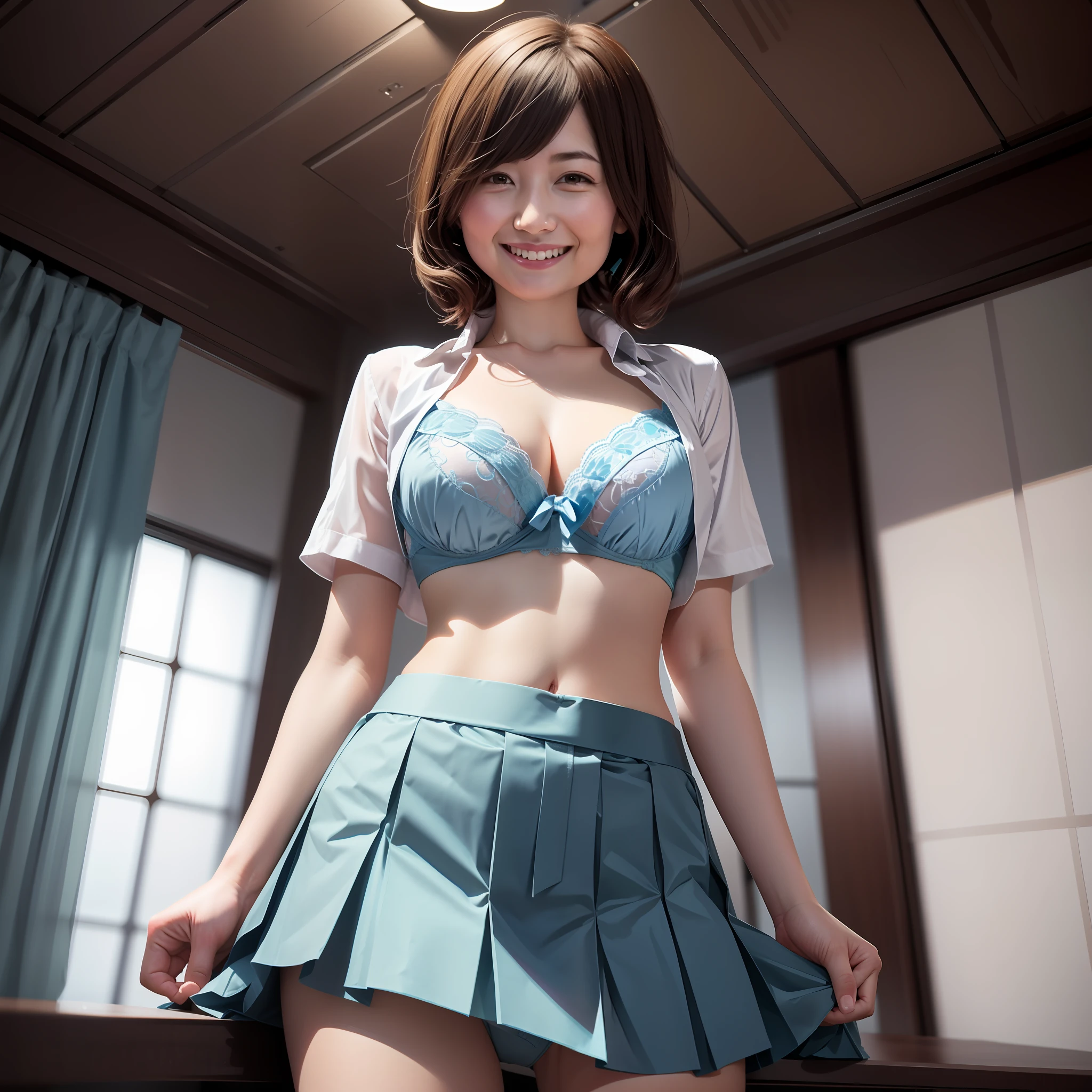 gently smiling、33yo、