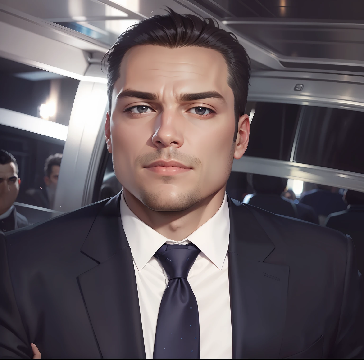 Man in suit and tie --auto