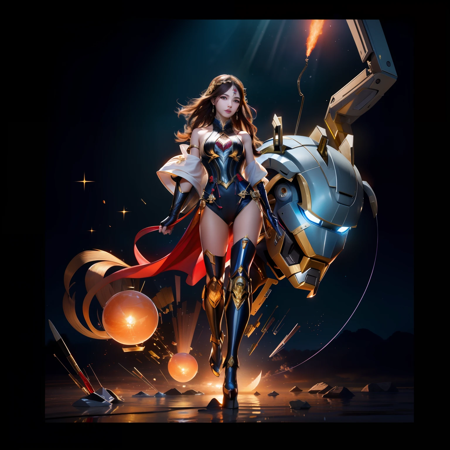 ultra - detailed, Beautiful and aesthetic, big breasts beautiful, tmasterpiece, Best quality at best, primitive,tmasterpiece,ultra fine photos,best qualtiy,超高分辨率,Photoreality,rays of sunshine,stunningly beautiful,,delicated face,Vibrant eyes,(seen from the side),detailed face with,opulent,milkyW,Highly detailed skin,Realistic details of skin,Visible Pore,tack sharp focus,digital SLR camera,high qulity,filmgrain,White skin of the,photo-realism