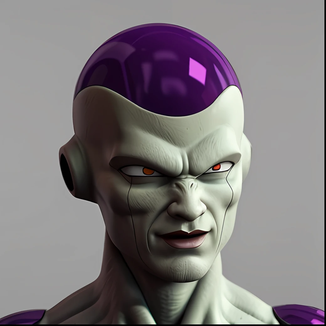 obra-prima, melhor qualidade, 1st grade, Frieza, Close-up, olhando para o espectador, Foco masculino, Olhos vermelhos, sozinho, graves, (sketchfab: 0,4), background of destruction and war and flames with faint shades of purple