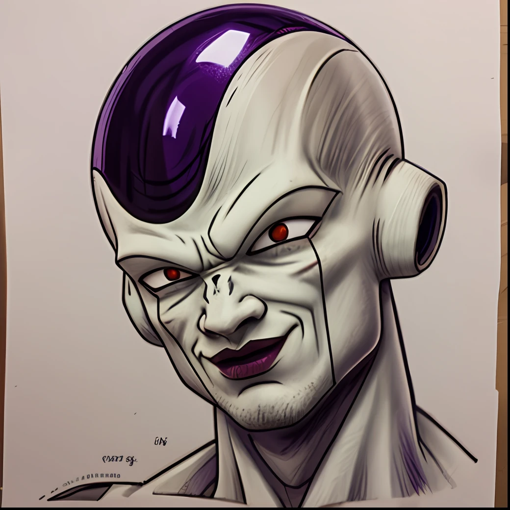 obra-prima, melhor qualidade, 1st grade, Frieza, Close-up, olhando para o espectador, Foco masculino, Olhos vermelhos, sozinho, graves, (sketchfab: 0,4), background of destruction and war and flames with faint shades of purple