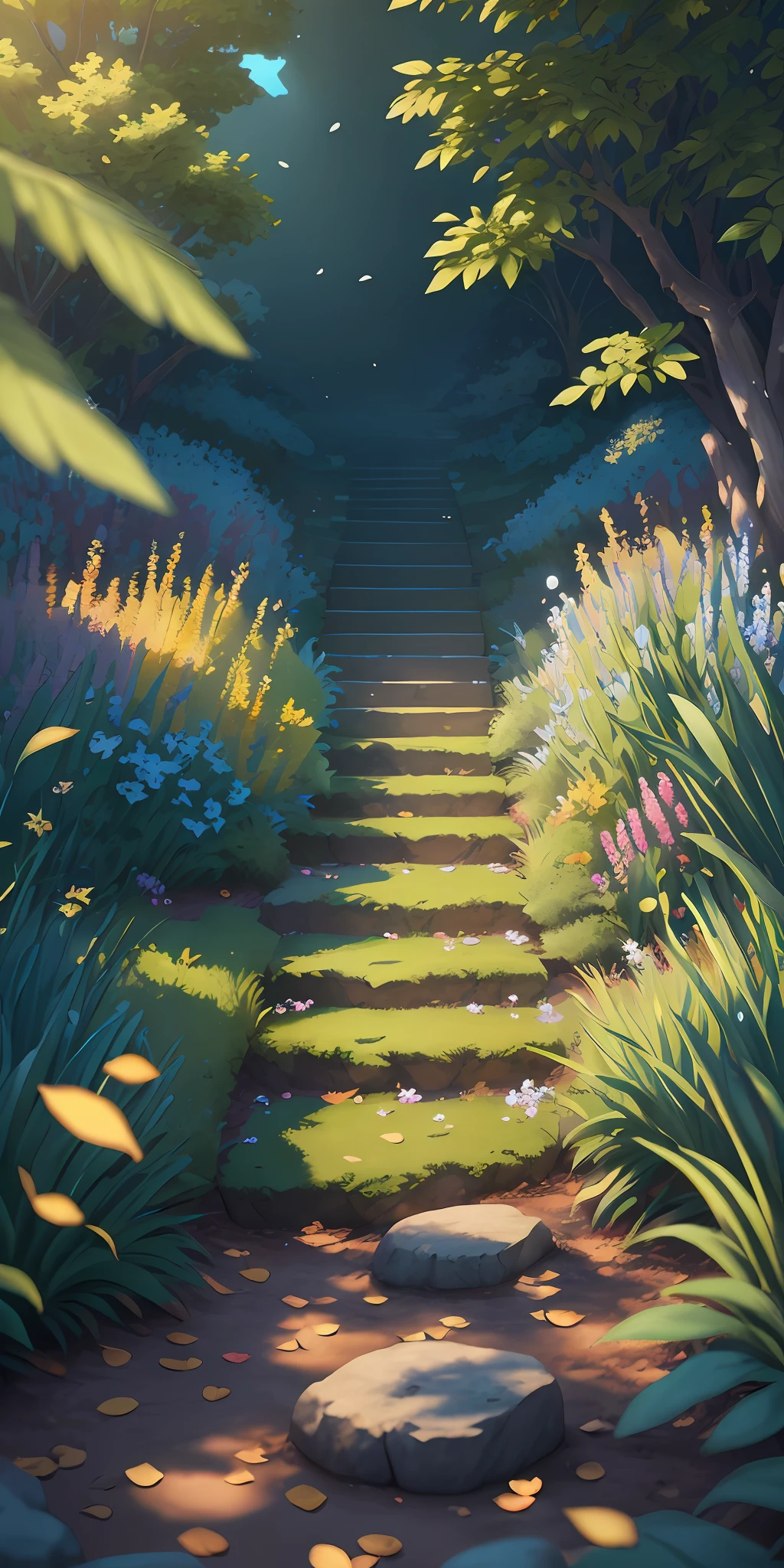 Masterpiece, best quality, (very detailed CG unity 8k wallpaper) (best quality), (best illustration), (best shadows) Nature&#39, blue sea,delicate leaves petals of various colors falling in the air light Tracking, super detailed --v6