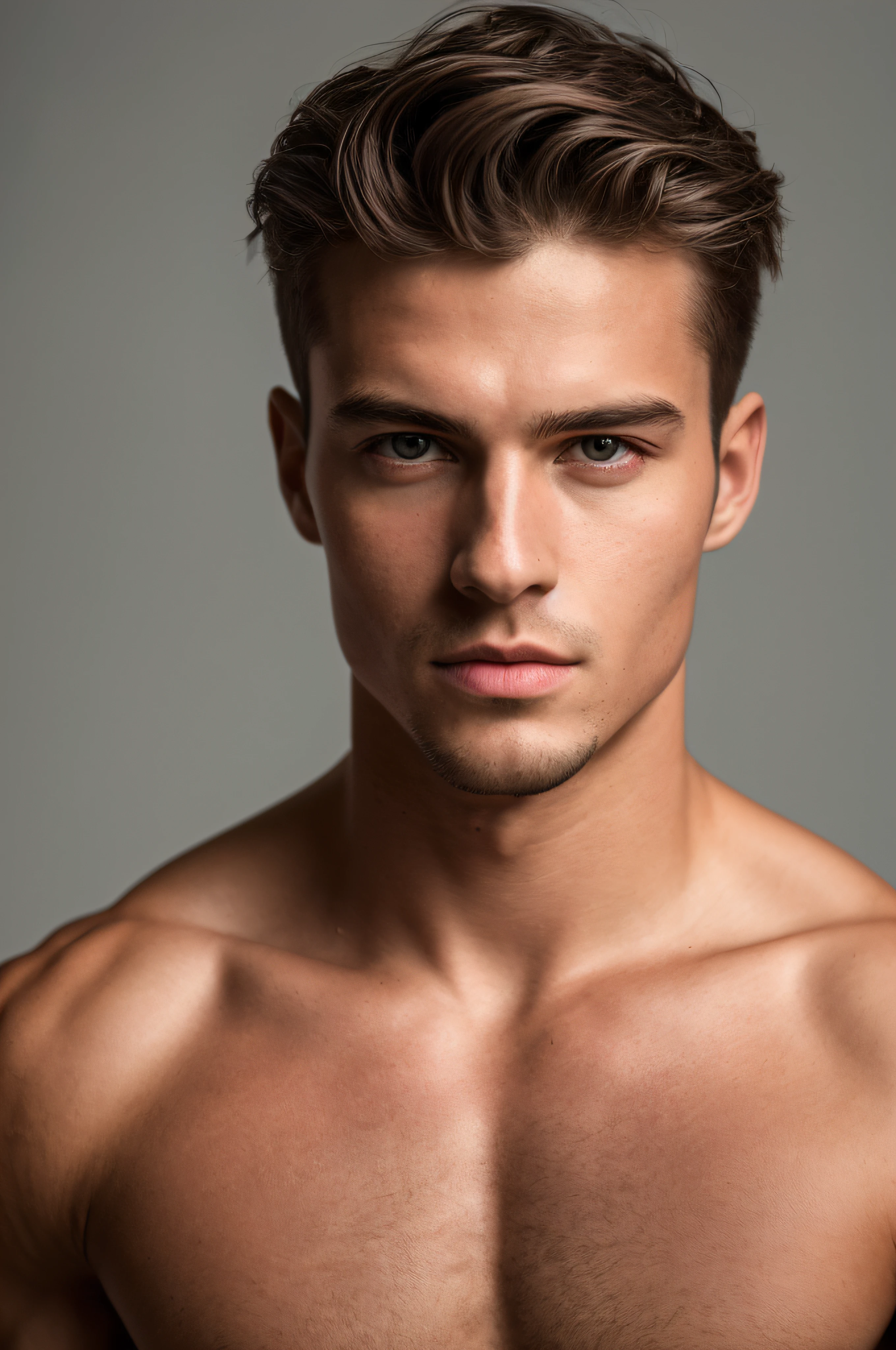 Masterpiece, two insanely handsome muscular young east european spartan warriors, masculine, tall, strong, , white background, well endowed, (high detail:1 1), rough face, natural skin, high quality, beautiful eyes, (detailed face and eyes), (face: 1 2), noise, extra, real photo, PSD, lamp film photography, sharp focus, contrast lighting, detailed skin, high resolution 8k, crazy detail, realistic, professional photography, 8k UHD, SLR camera, soft lighting, high quality, film grain, Fujifilm XT3