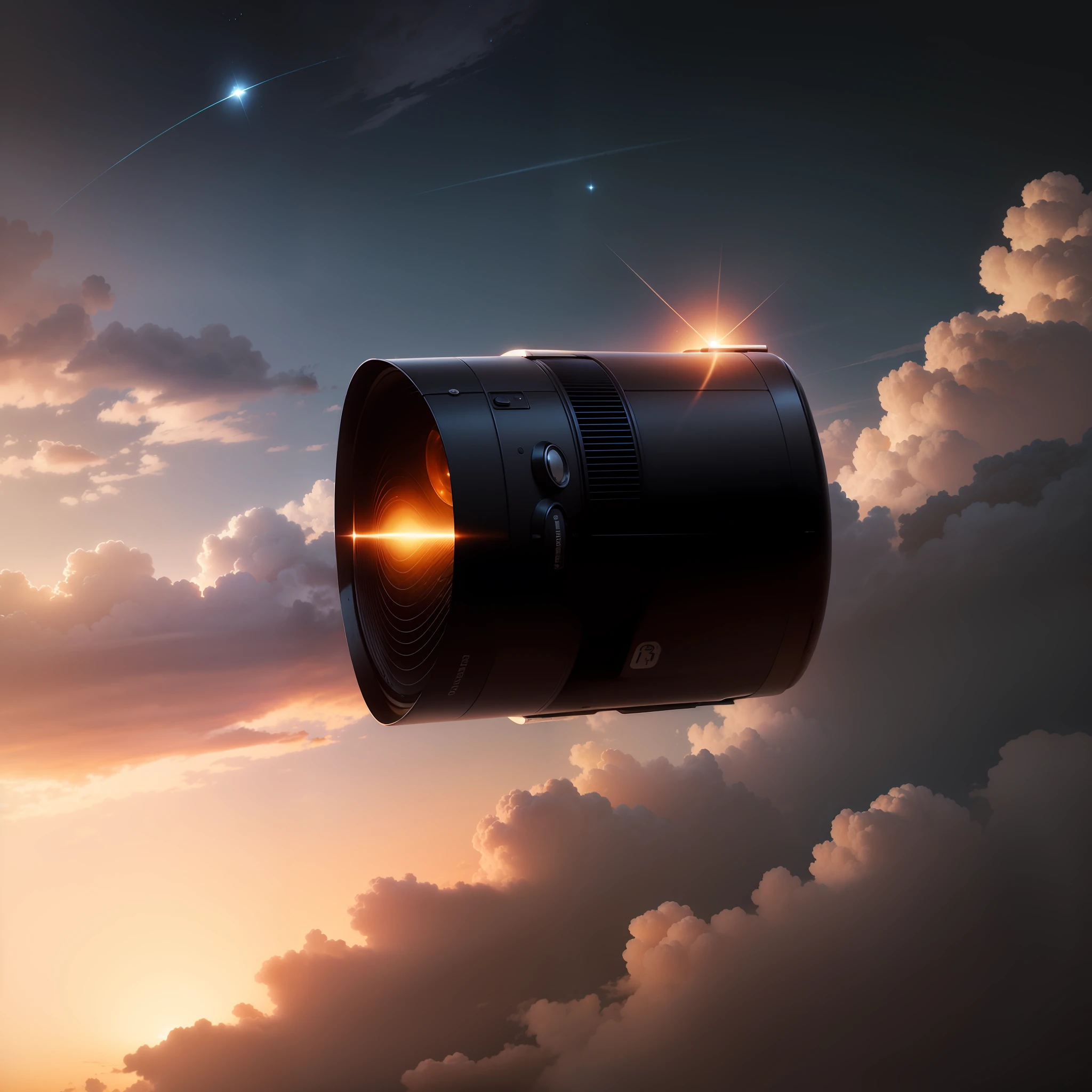 A product in the middle of the sky