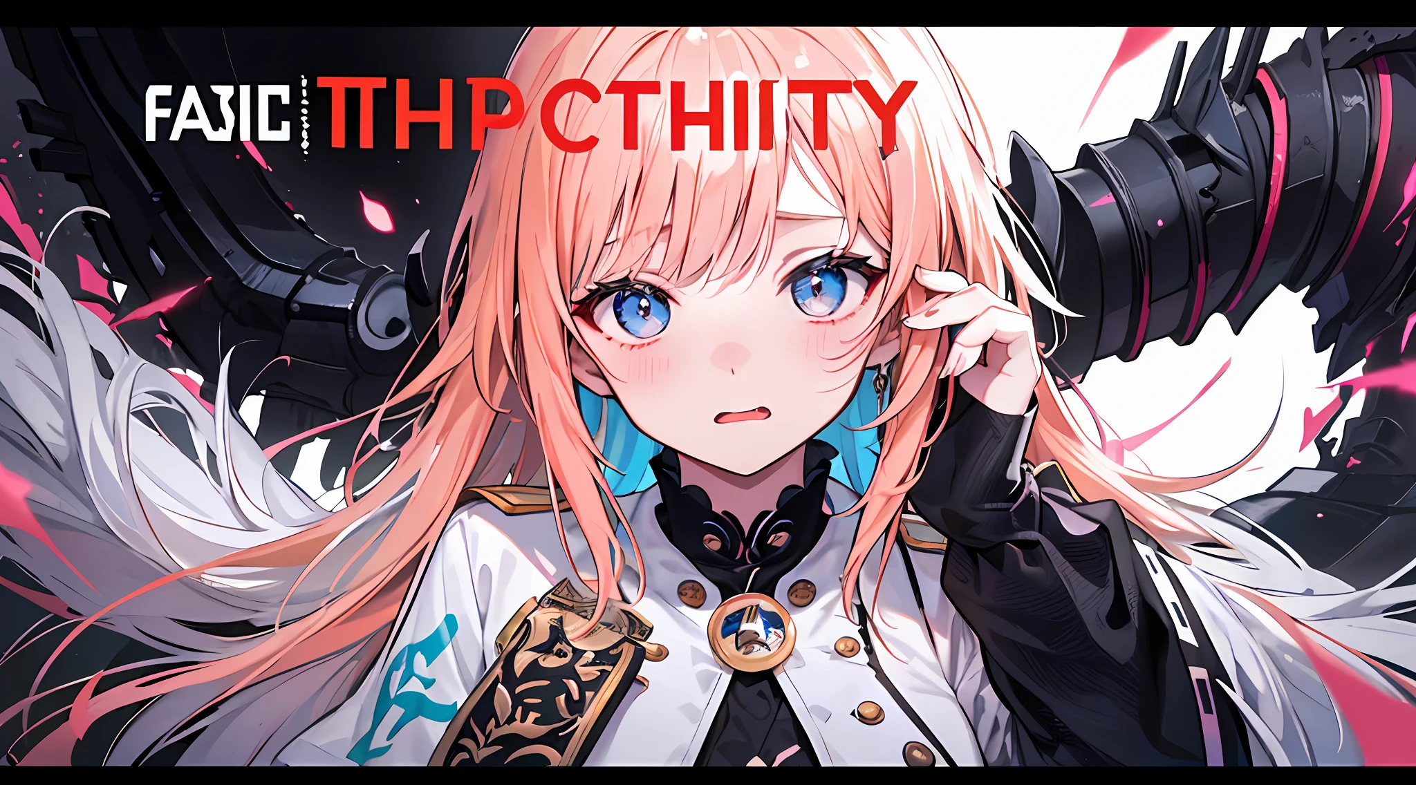 (masterpiece、top-quality、hight resolution)、 full of shyness、red blush、Wavy mouth、(((Dramatic)))、(((gritty)))、(((vehement))))The poster of the film appears as a central character。She is shy in the center of the poster、Wearing an idol costume、Has a determined look。The background is dark and rough、I feel like I'm drunk。Text is bold and eye-catching、Catchy slogans add to the overall drama and excitement。The color palette is dominated by dark colors.、Bright colors dotted、Make your poster dynamic and visually impactful、Tachi- e(magazine:1.3)、(cover-style:1.3)、Fashionable、with a vibrant、outfits、the pose、the front、colourfull、Dynamic、Background with、element、self-assured、Expressively、ngel、statement、attachment、An majestic、coiled、surroundings、Touch、The scene、Texto、covers、boldface、grab attention、Titles、lo fashion、Font、Catchy、Titles、Large、grab attention、moderno、 Trendy、concentrating、Stylish、1 girl in