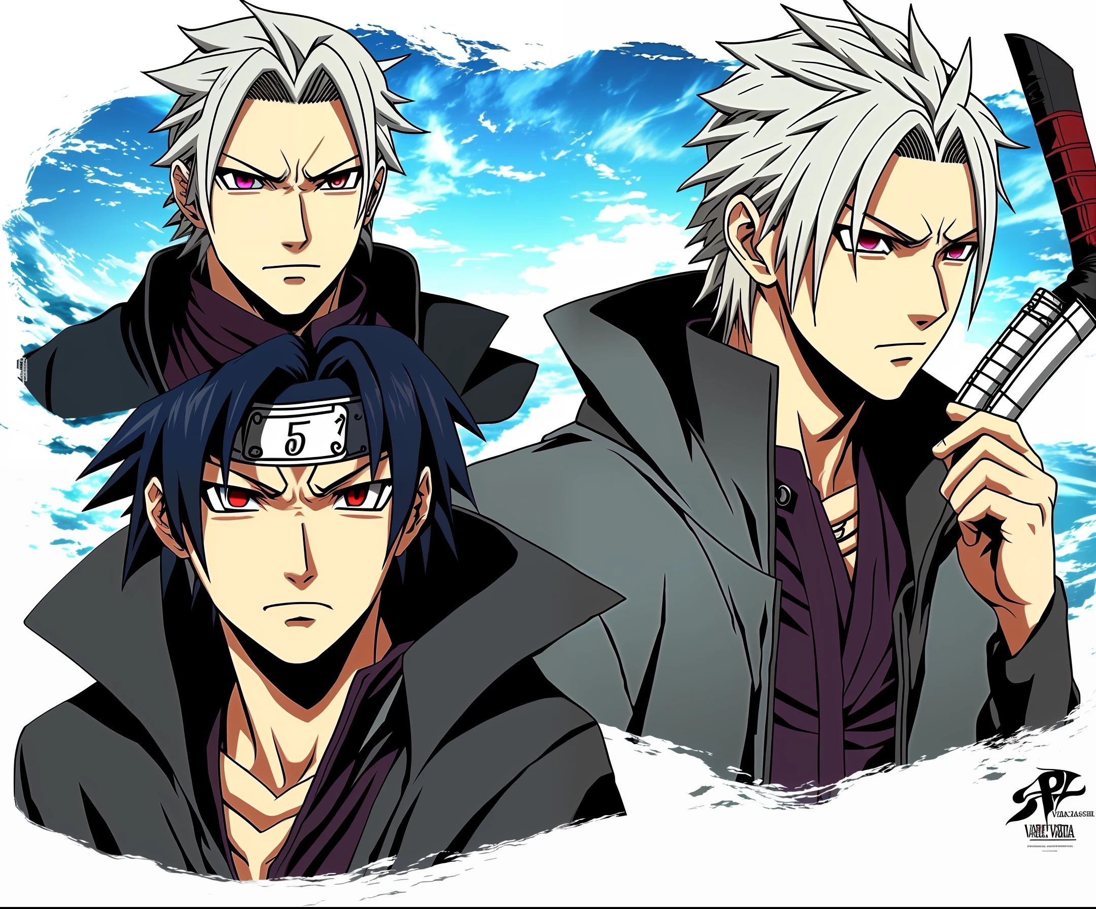 sasuke Uchiha merged vergil sparda