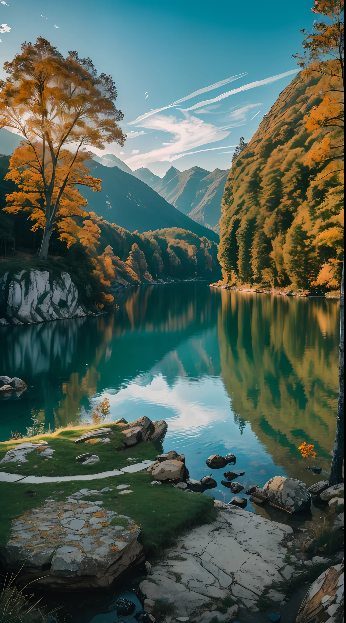 RAW photo of a landscape, small details, photorealistic, ultra-realistic photo, 8k uhd, dslr, soft lighting, high quality, film grain, Fujifilm XT3, (masterpiece) --auto