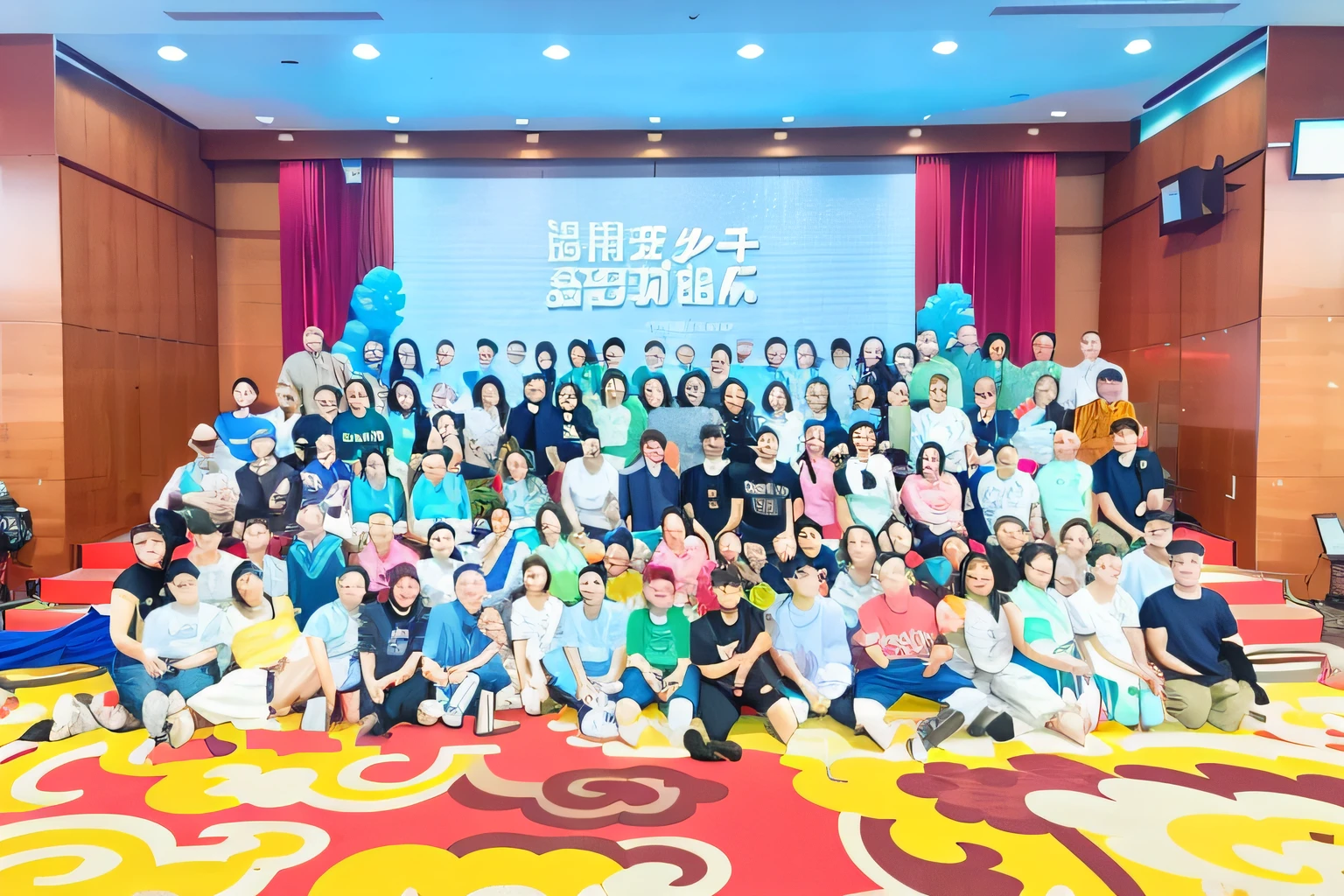 A group of people took a group photo in front of the stage, Group photo, 2 0 2 2 photo, nanquan, photograph taken in 2 0 2 0, Wonderful, full - view, 2020, 2 0 2 0, jinyiwei, Beautiful image, 🤬 🤮 💕 🎀, 2 0 1 9, 2019