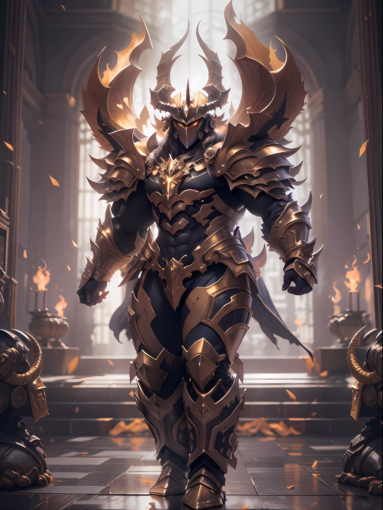 ((best qualtiy)), ((tmasterpiece)), (A detailed:1.4),Enhanced dynamic perspective,Light and dark are intense,streamer,(Aries Golden God Fighter,Thick and gorgeous golden armor wraps around the whole body,Heavy horn helmet),Magnificent,Mighty,high qulity,8K分辨率,tmasterpiece,Works of masters,Cinematic lighting,super-fine,,super-fine,Works of masters,high qulity,8K分辨率,depth of fields,电影灯光,Epic shooting,high qulity,super-fine,Detailed pubic hair,Accurate,Cinematic lighting,