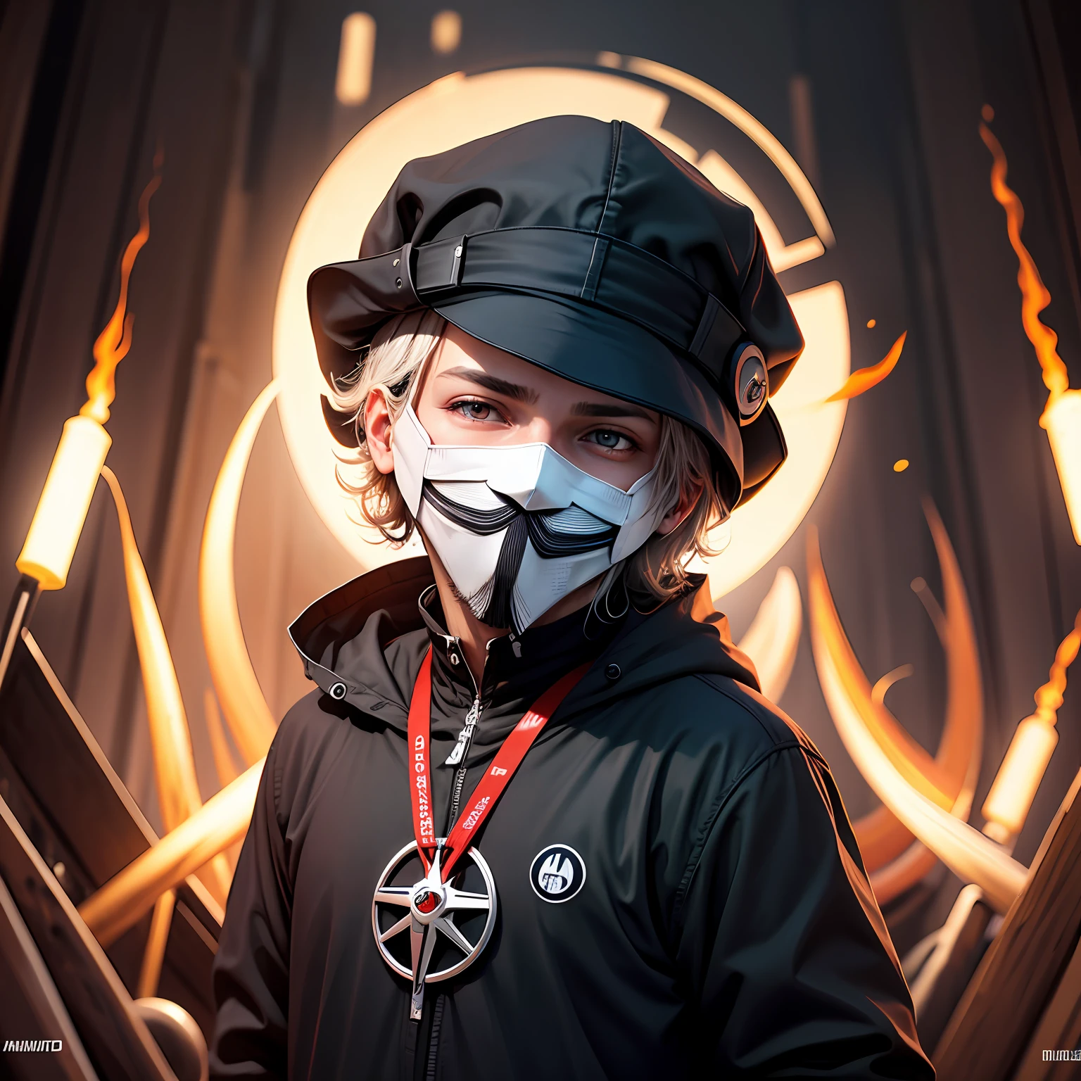 anonymous com fundo preto --auto