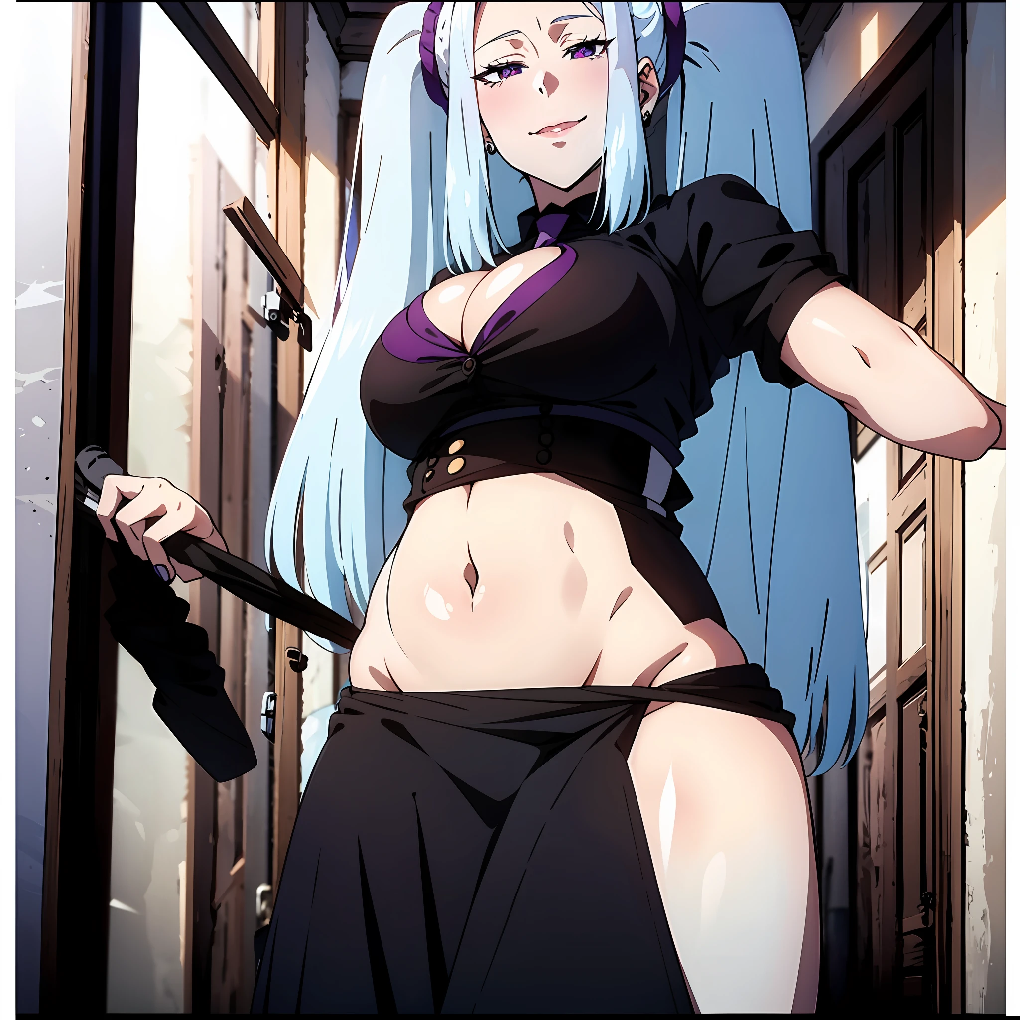 Masterpiece, best quality, super quality,1girl,solo, beautiful, thicc thighs, huge breasts, wearing purple gradient bikini, in beach,pure eyes, realistic pupils, highly details eye, perfect anatomy, good anatomy, good composition, armpits, sweating, Mom, milf, thicc thighs, lubricant skin groin area, oily skin, red armpits, sweat armpits