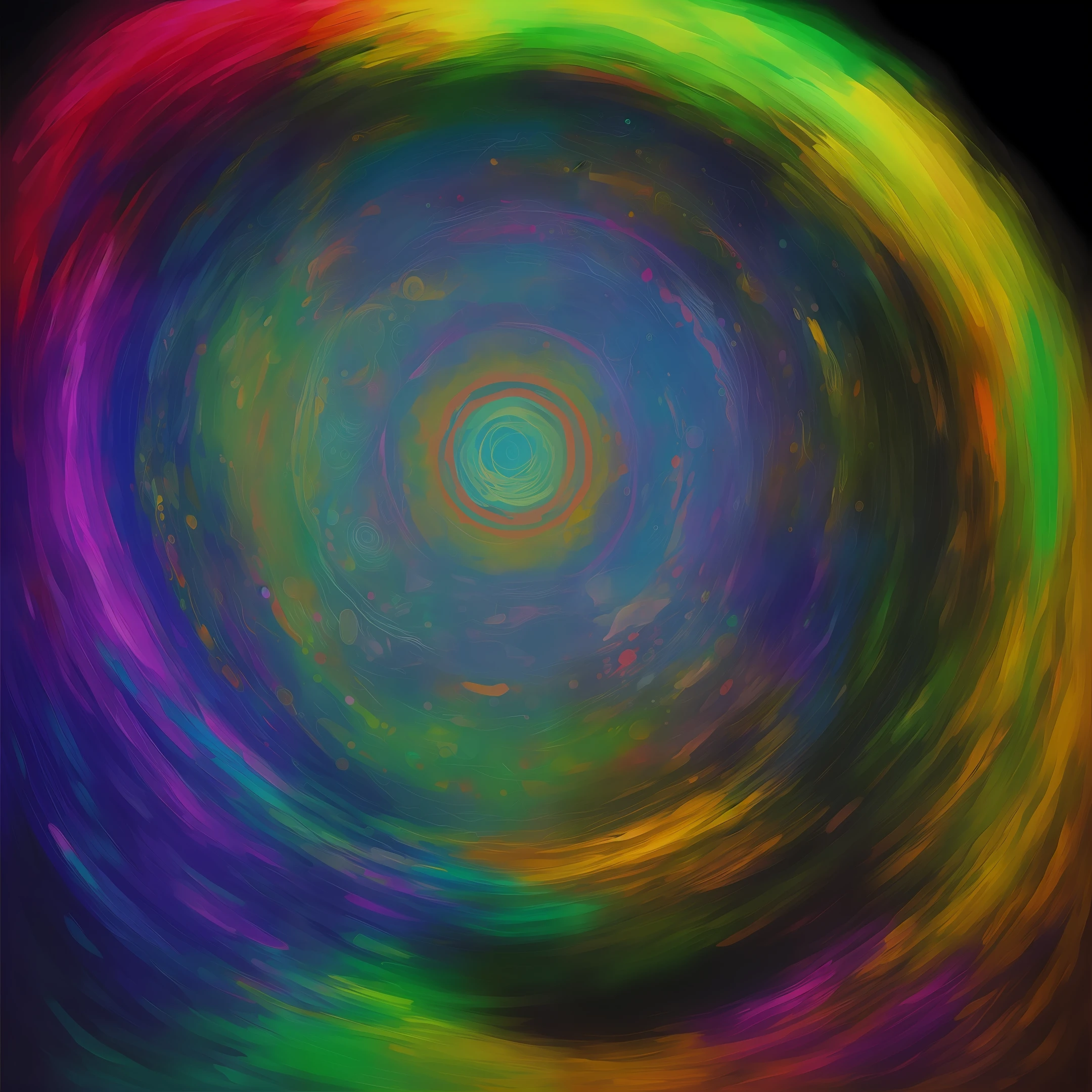 psychedelic artwork, Elfo cabelos longos,pintura de luz negra PsyAI, obra prima.