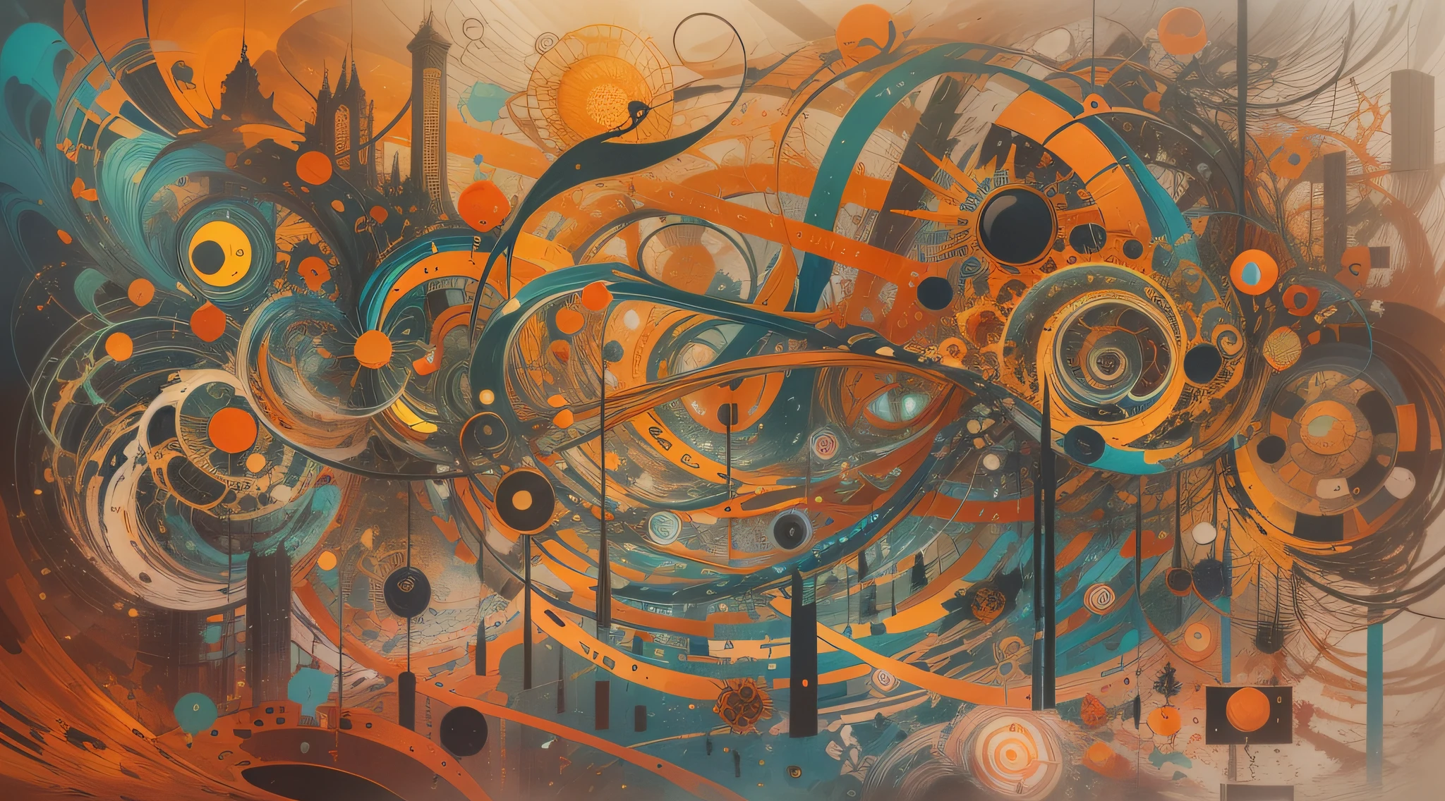 Abstract Concept Idea Art of Human Thinking Psychology
In this abstract art piece, the canvas bursts with a dynamic symphony of colors, shapes, and textures, reflecting the intricate workings of the human mind during the process of deep contemplation. Bold strokes and spontaneous splashes of paint represent the spontaneity and fluidity of thoughts as they emerge and intertwine. An amalgamation of geometric forms and organic patterns symbolizes the convergence of rationality and creativity within the human thought process. The interplay of vibrant and muted hues reflects the range of emotions experienced during introspection, evoking a sense of emotional depth in the viewer. As the lines dance and converge, they create a sense of movement that mirrors the constant flow of ideas and the interconnectedness of various cognitive pathways. This abstract artwork encapsulates the beauty and complexity of human thinking psychology, inviting observers to delve into the boundless realms of their own minds.