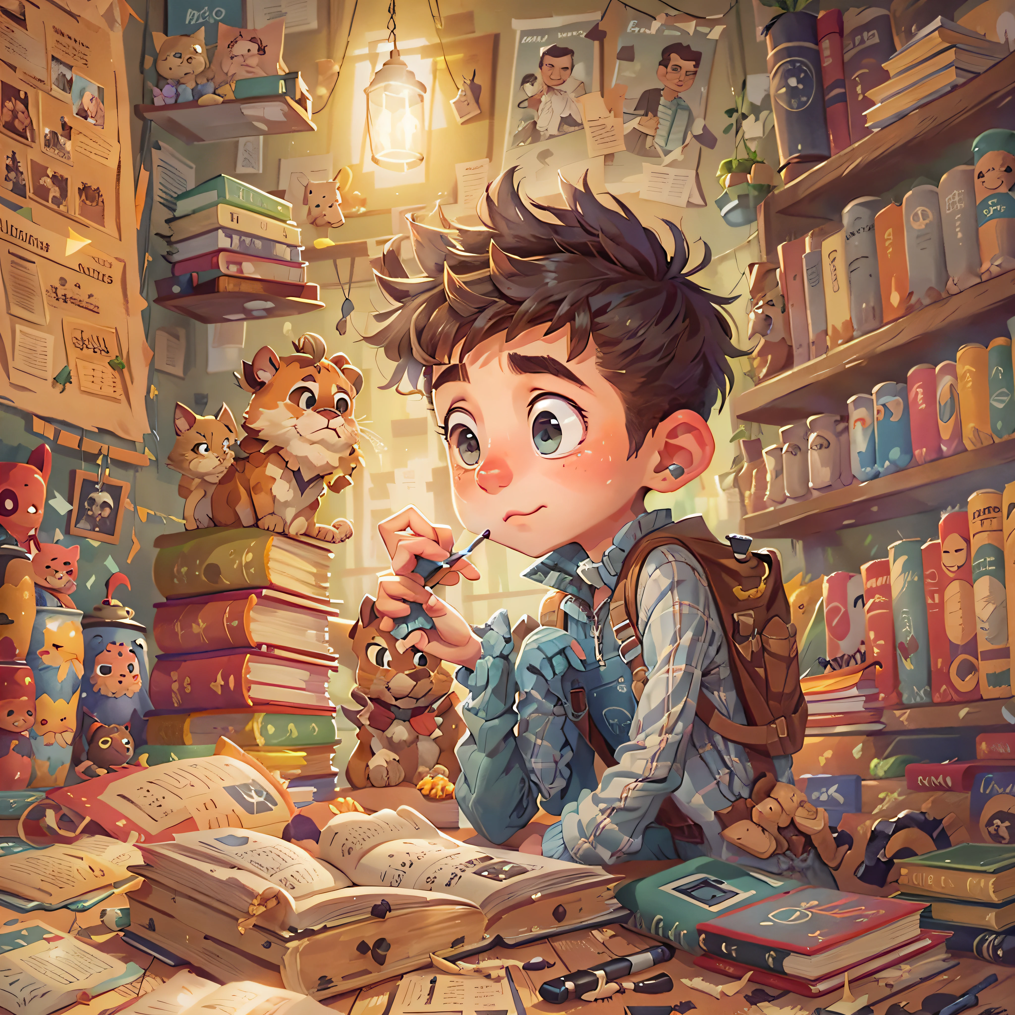 capa de livro, Arthur, o detetive, lugar misterioso, valente e curioso, cabelo claro, capa de livro, lugar misterioso, meninote e curioso, cabelo claro, valente, inteligente, valente, inteligente