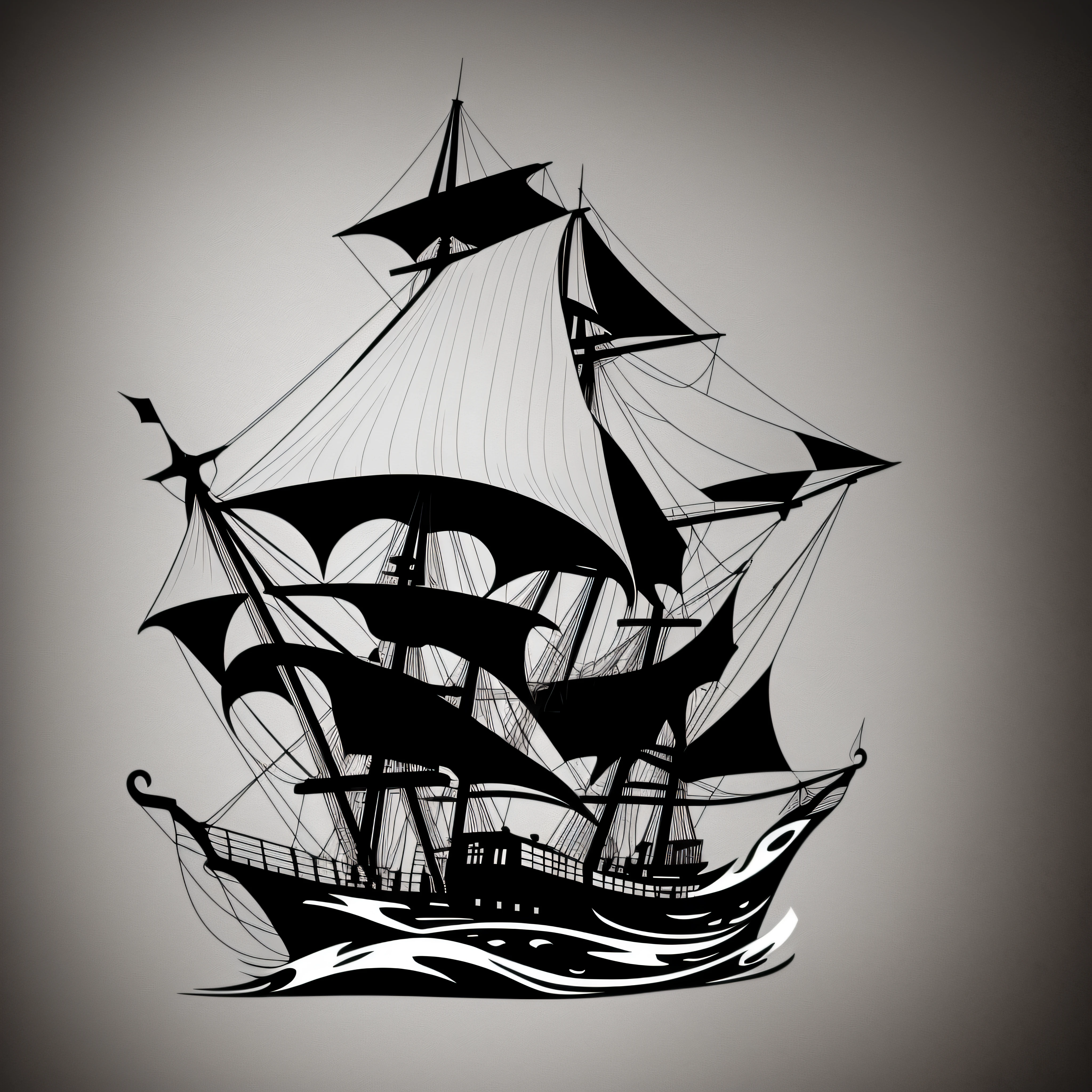 2d vector illustration, tshirt design for  vector vintage nautical monochrome emblem, best quality, masterpiece: 1.3), minimalist, (8 colors)