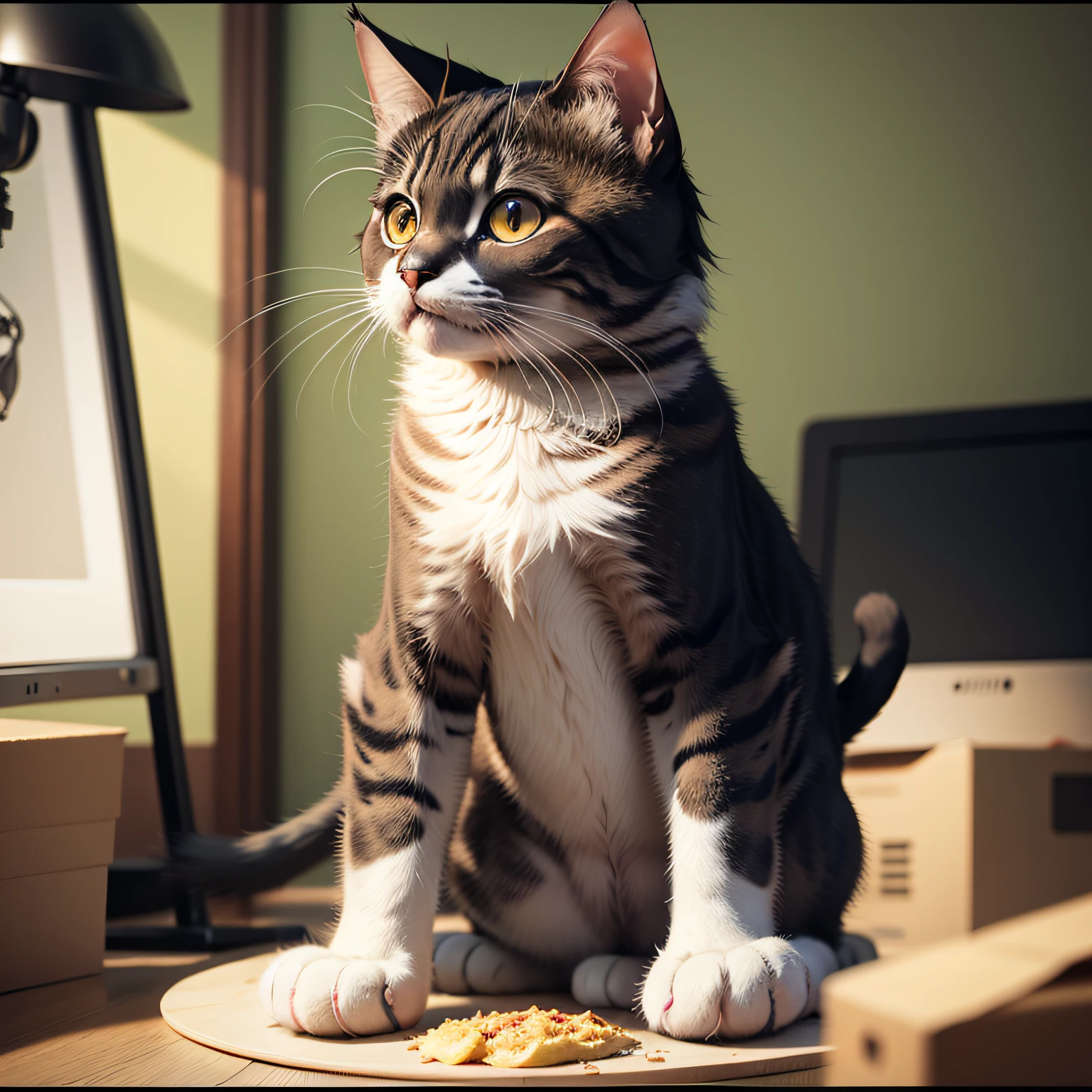 Cats eat，30-second video --auto