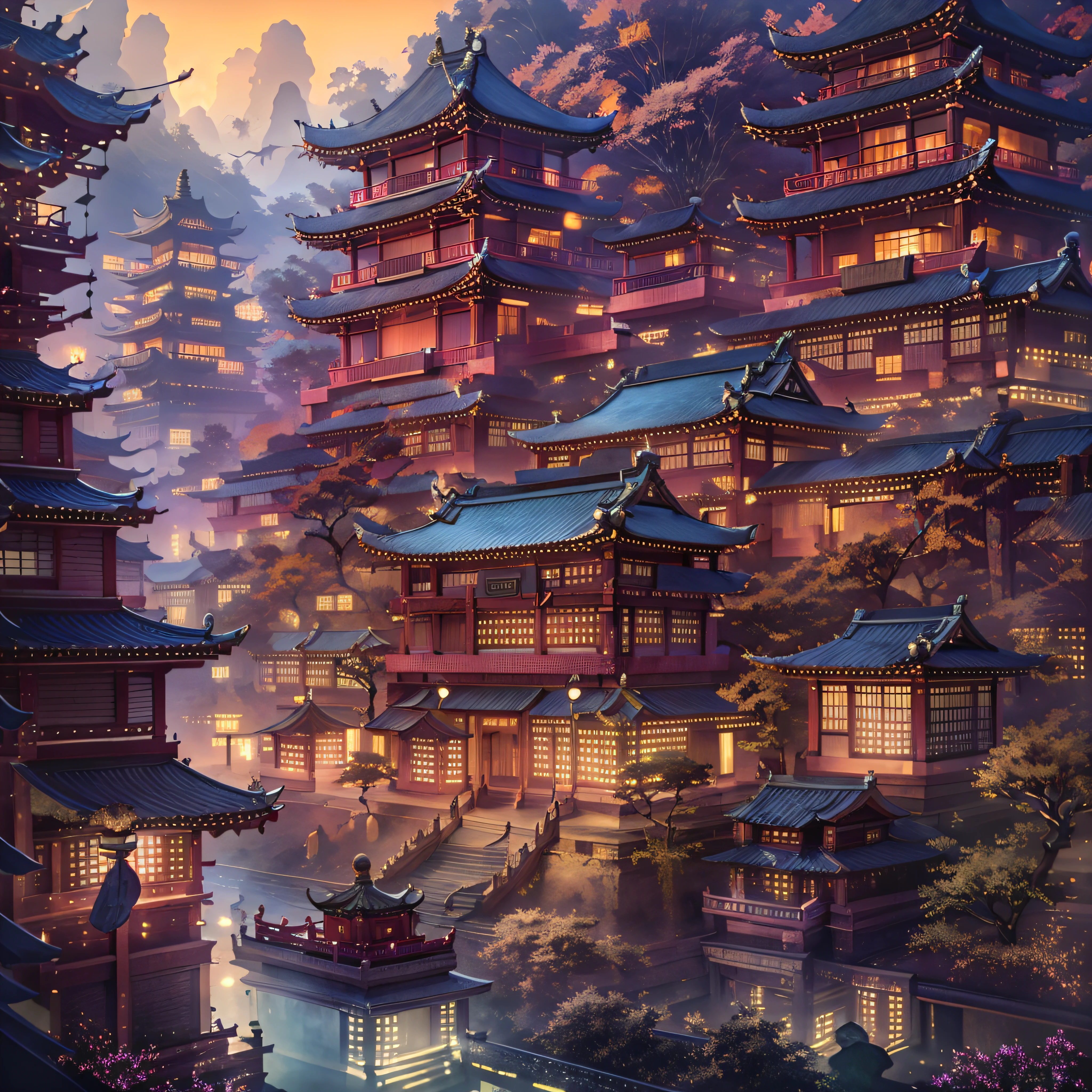 Asian architecture in the city Asian architecture in the city at night with boats passing by, dreamy Chinese towns, Chinese Ancient Architecture, Japan city, Colorful fox city, digital painting of a pagoda, Japanese cities at night, cyberpunk chinese ancient castle, Beautiful rendering of the Tang Dynasty, A Japanese town, kyoto inspired, Chinese architecture, amazing wallpapers, The pagoda on the hill passes by with the boat at night, dreamy Chinese towns, Chinese Ancient Architecture, Japan city, Colorful fox city, digital painting of a pagoda, Japanese cities at night, cyberpunk chinese ancient castle, Beautiful rendering of the Tang Dynasty, A Japanese town, kyoto inspired, Chinese architecture, amazing wallpapers, pagodas on hills