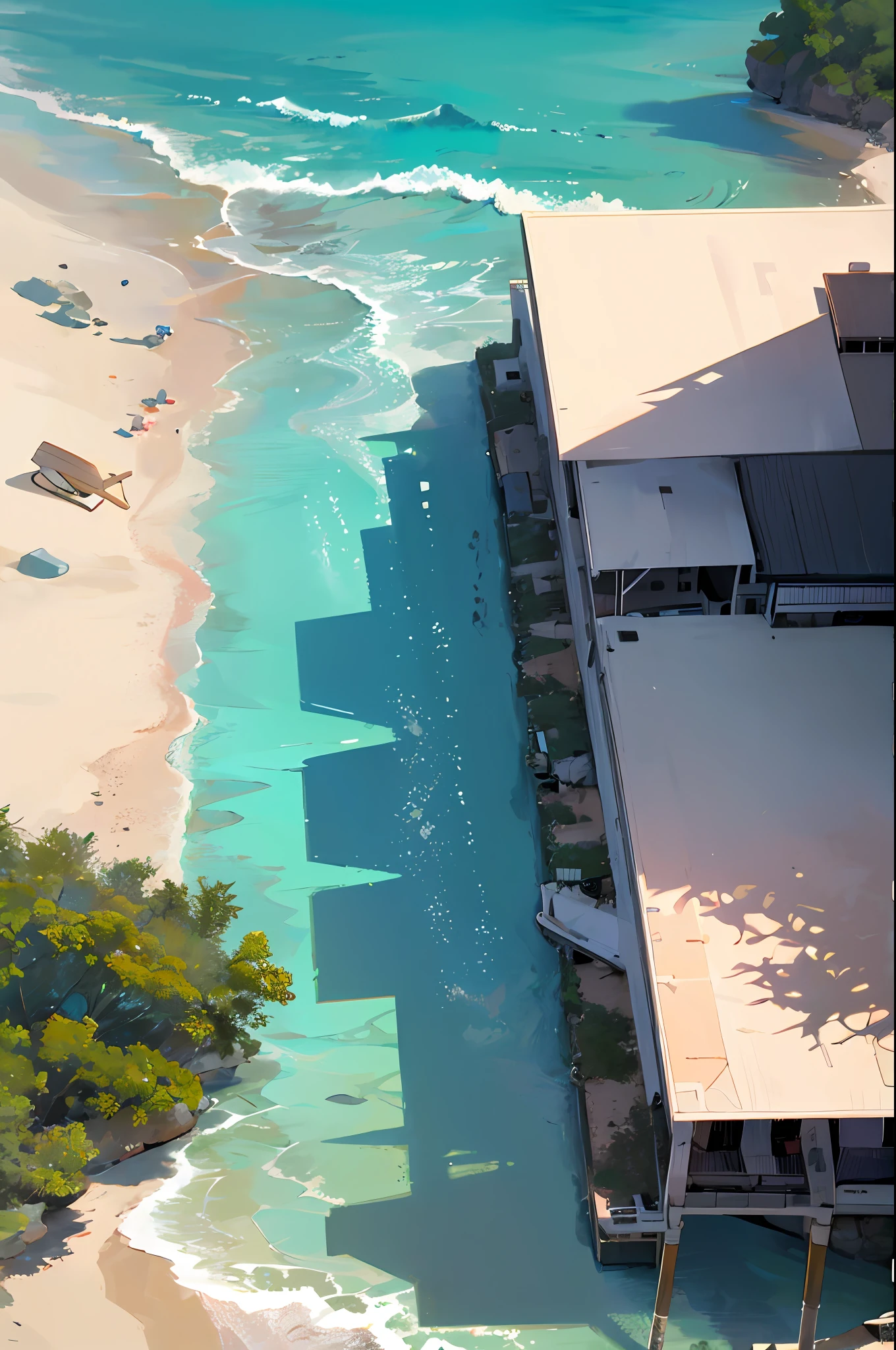 boy, beach, summer, sun, seaside, vista