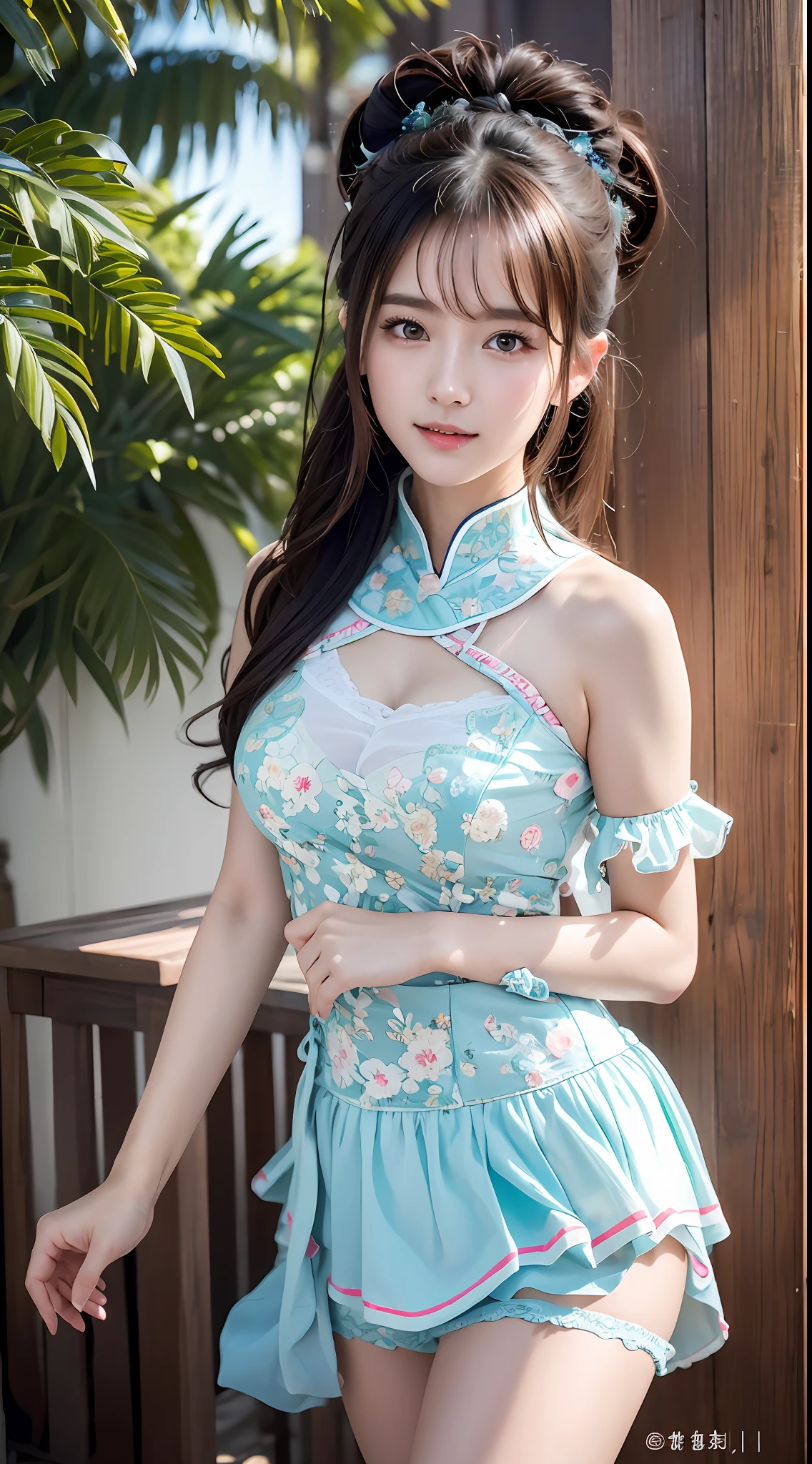 (Raw photography、top-quality)、(realisitic、photos realistic:1.3)、top-quality、ighly detailed、masterpiece、ultra-detailliert、、1girl in、Liu Bei:1.3、乃木坂アイドル、韓国アイドル