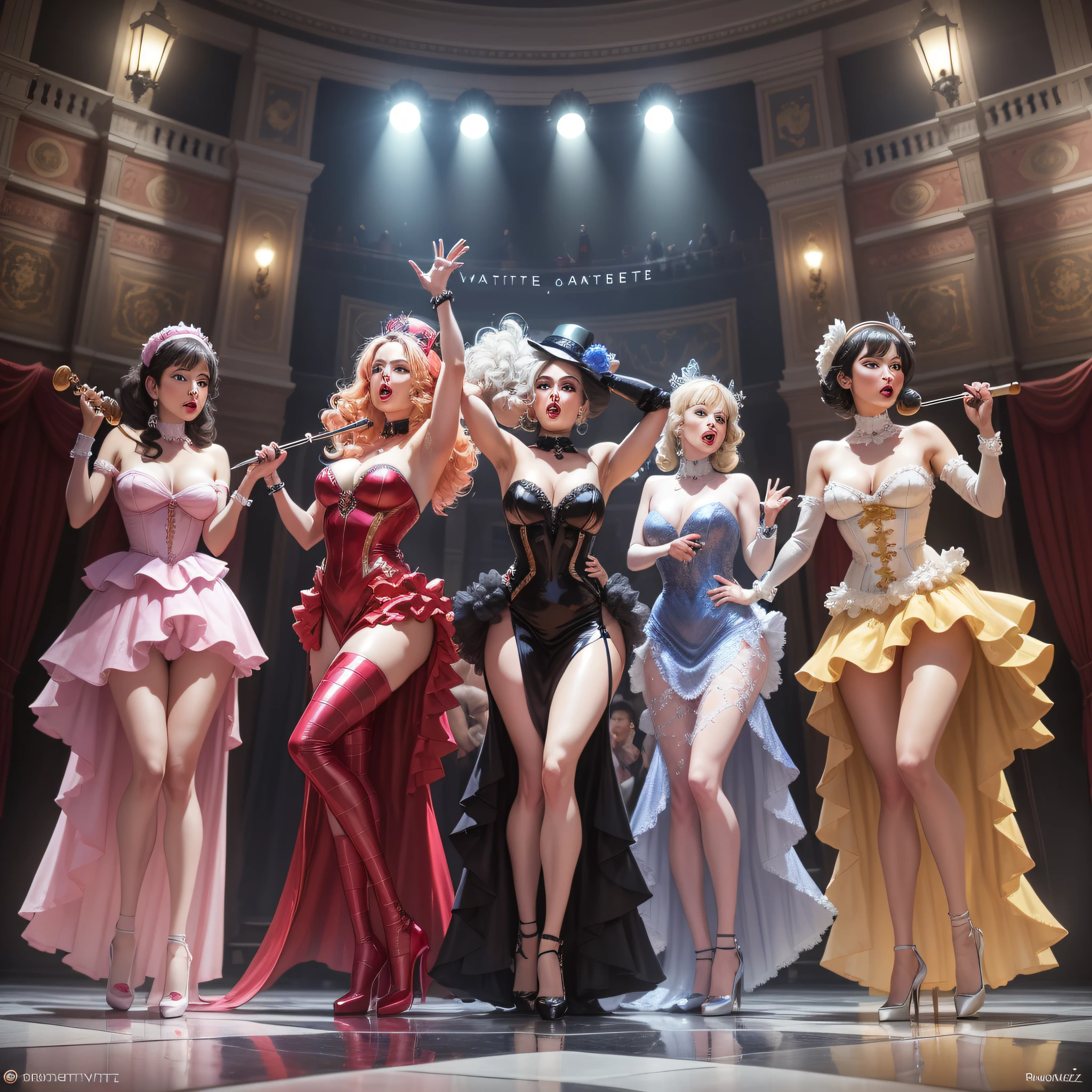 cabartet live - the musical spectacle that comes to the theater, by Caroline Chariot-Dayez, by Robert Gavin, logo", by vivi, , de vivi, de vivi, logo, logo, logo art, by Joy Garnett, decadent, by Gabriel Ba, 💋 💄 👠 👗 by Elias Ravanetti