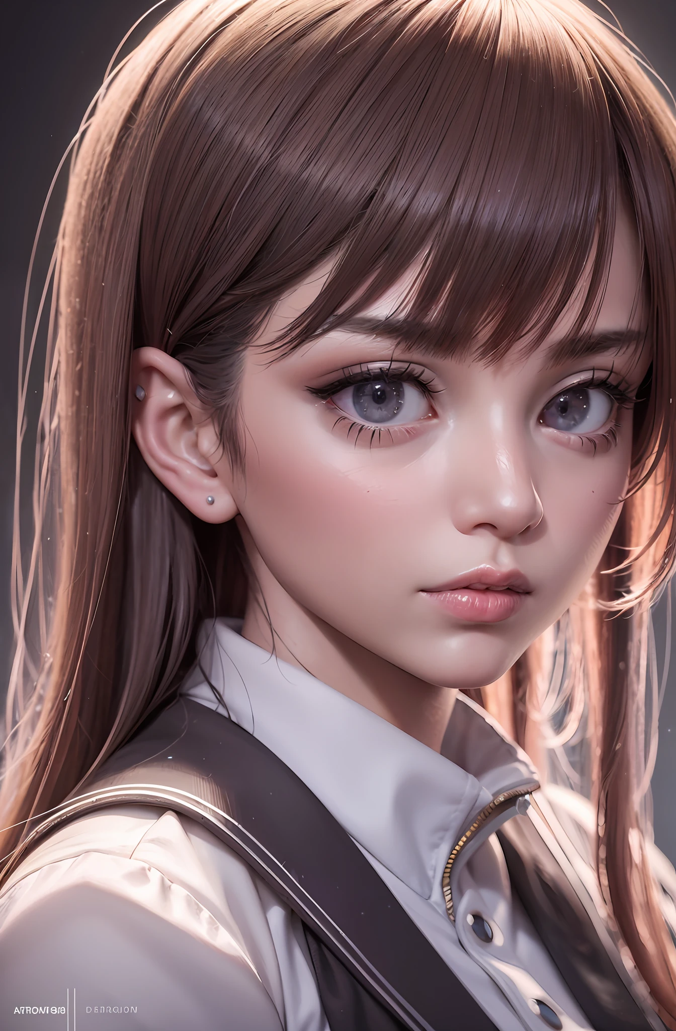 <close portrait of a « Manga girl in Tanya Shatseva style, white backlight, backlight aura, 8k, beautiful, light volumetric 3d, trending in artstation, highly detailed, pretty, anime style, manga style --auto --s2