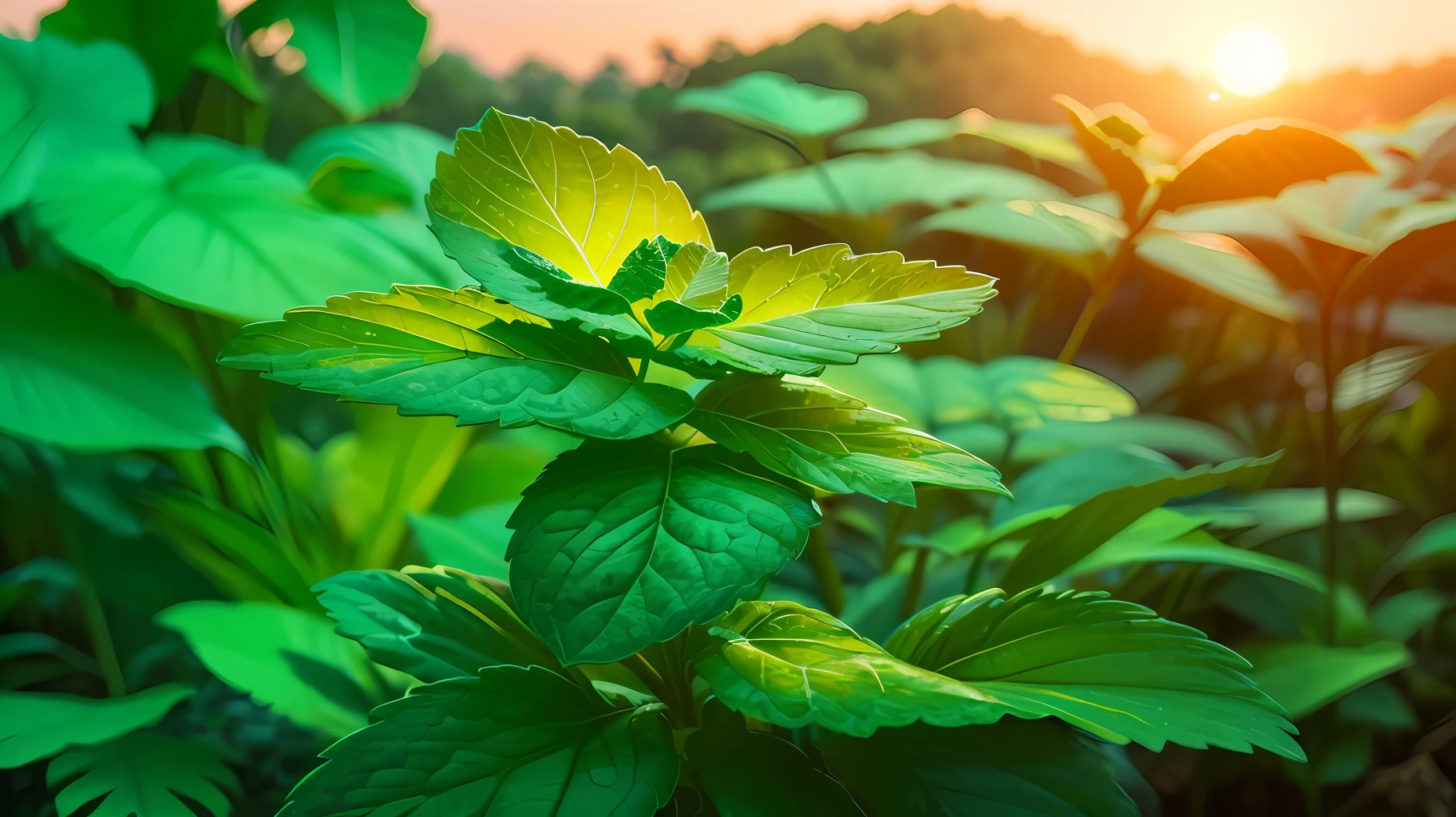 Mint, mint erva, erva mint, Mint, spades, naturais, natureza, nature, linda, fotorrealismo, fotorrealista, ultrahd, 4k, texturasdetalhadas, sombras detalhadas, cores detalhadas, por do sol, sol se pondo, sunset, natureza linda, fundo preto, por do sol, sol se pondo, contraste detalhado, contraste realista, alta resolução, texturas ultra hd, texturas realista, texturas fotorrealistas,