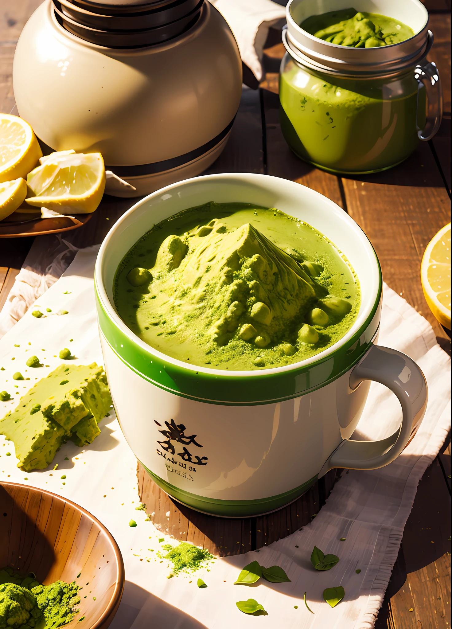 Pure natural matcha powder,realisticlying,delicacy,wholesome