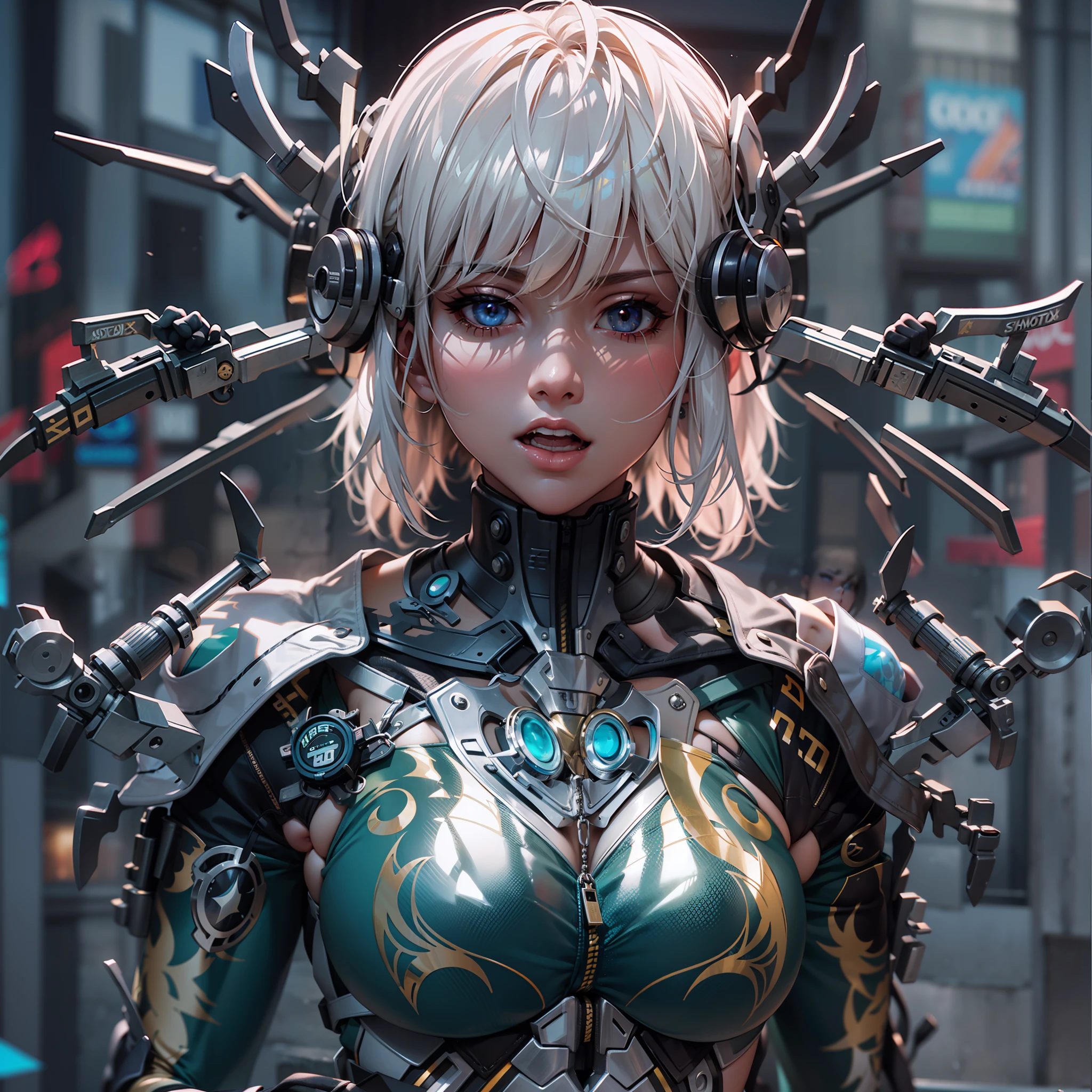 mature female synthetic Armored Suit GSDF cyborgs "full-body prosthesis" augmented-cybernetic strange Urban sundrop chaos Scene transparent "Motoko Kusanagi" contre-jours "Heavy Metal" Devastating Will-o'-the-wisp war cyberpunk battle "luis Royo" jukebox Commander African Goddess dazzling slow-motion walk Cosplay Major decorated "Scarlett Johansson" "Tina Turner" "Batou" Shirow's Pilots jacket cow-boy emblème "Ghost_in_the_shell" écusson key sunLight intricate luminescence volumetric ultra:1.5 pro-Photorealistic:1.5 optimaux:1.5 qualities:1.5 details:1.5 precise:1.5 reflex:1.5 max:1.5 resolution:1.5 perfection:1.5 graduates:1.5 nettetés:1.5 improved:1.5 Octane_rendues:1.5 opengl-shaders:1.5 UHD XT3 16K DSLR HDR UnrealEngine5 ombres profondeurs:1.5 analogiques color-coded:1.5 3DCG cgi vfx sfx fkaa txaa rtx ssao Symmetrical Body Athletic hairstyle bangs:1.3 extatiques Tanned Skin Face sensuel Effects Cheekbones Glushing Embarrassed:1.5 eye-liner saphirs saturate:1.5 beaux:1.5 dark eyes black pupils brown iris lazulis turquoise open mouth teeth obvious smiles Floating Jacket Fixed Eccentric Cape Levitating Shoulders-Off Shirt Lace Clavicles White Papillotes embroidered breasts varied pointed:1.37 satin bikini:1.5 corsait navy thick leathers felt skirts:1.5 matching ample swinging spinels navel:1.3 waist belt-chastity padlock Gold silver agate pubis bristles scarlet pubis-hairy indigo underwear:1.5 Snap garters thighs legs gothic stainless steel boots decorated onyx fleuraison incandescentes CGSCOSITY toys Cristallines Truck Mecha robot magic heart:1.5 hearth rubis invoques:1.5 Tachikoma (EOS R6 135mm 1/1250s f/2.8 ISO400) fullbodye Mécanisés adaptable Canon-ion flash blow glow mannequins dramatic opale Saber straight fully dressed armor heavy chrome metallic flat rune lava bands helmet-antenne Tourmaline glyphes plasma brasses cuivres chef-d' equirectangular background 360 Earth outdoor:1.5 engravings tattoo (par Michelangelo) Bruce Weber girls varied:1.5 nsfw etc.