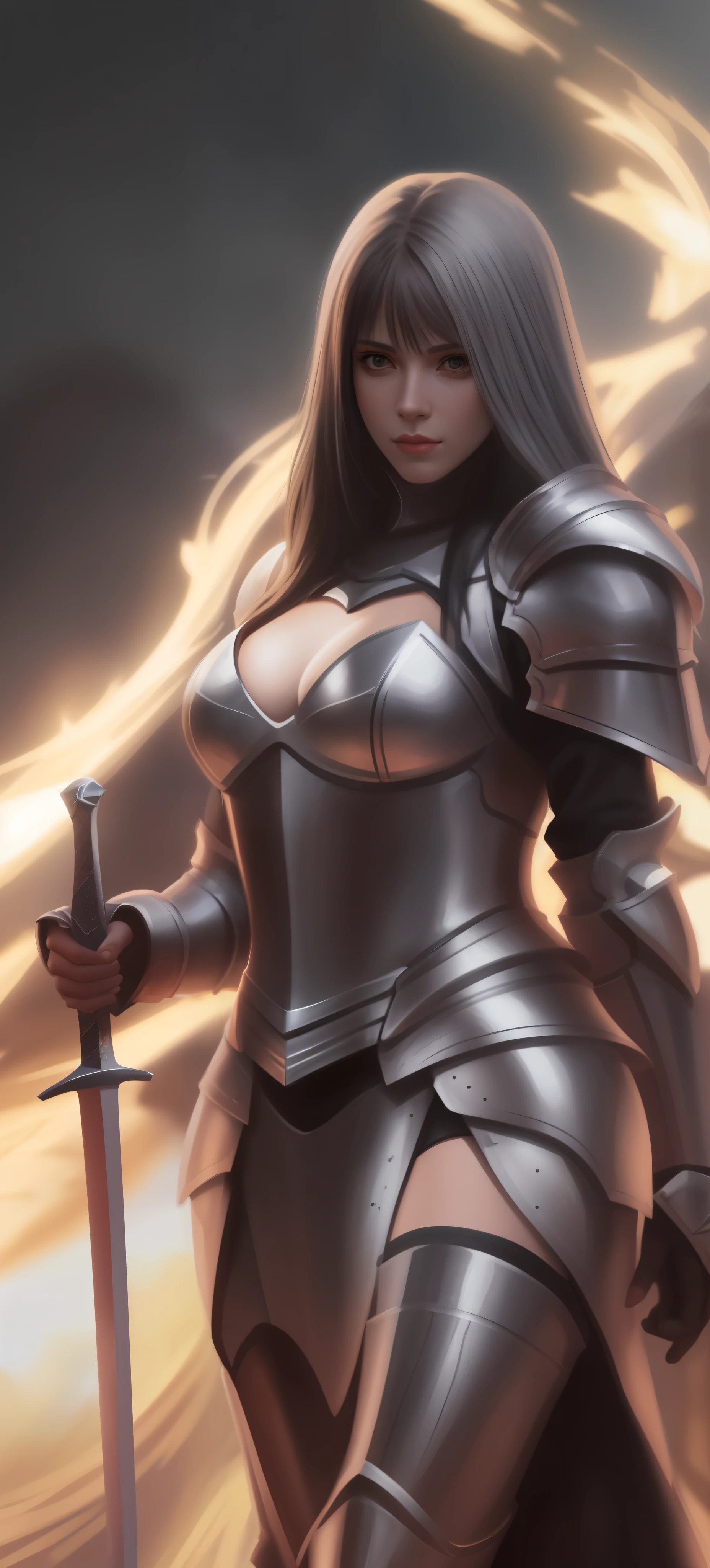 a close up of a woman in armor holding a sword, artgerm detailed, of a beautiful female knight, Extremely detailed Artgerm, beautiful female knight, fantasy paladin woman, Female knight, portrait of female paladin, portrait knight female, drawn in the style of artgerm, gorgeous female paladin, concept-art | Art germ