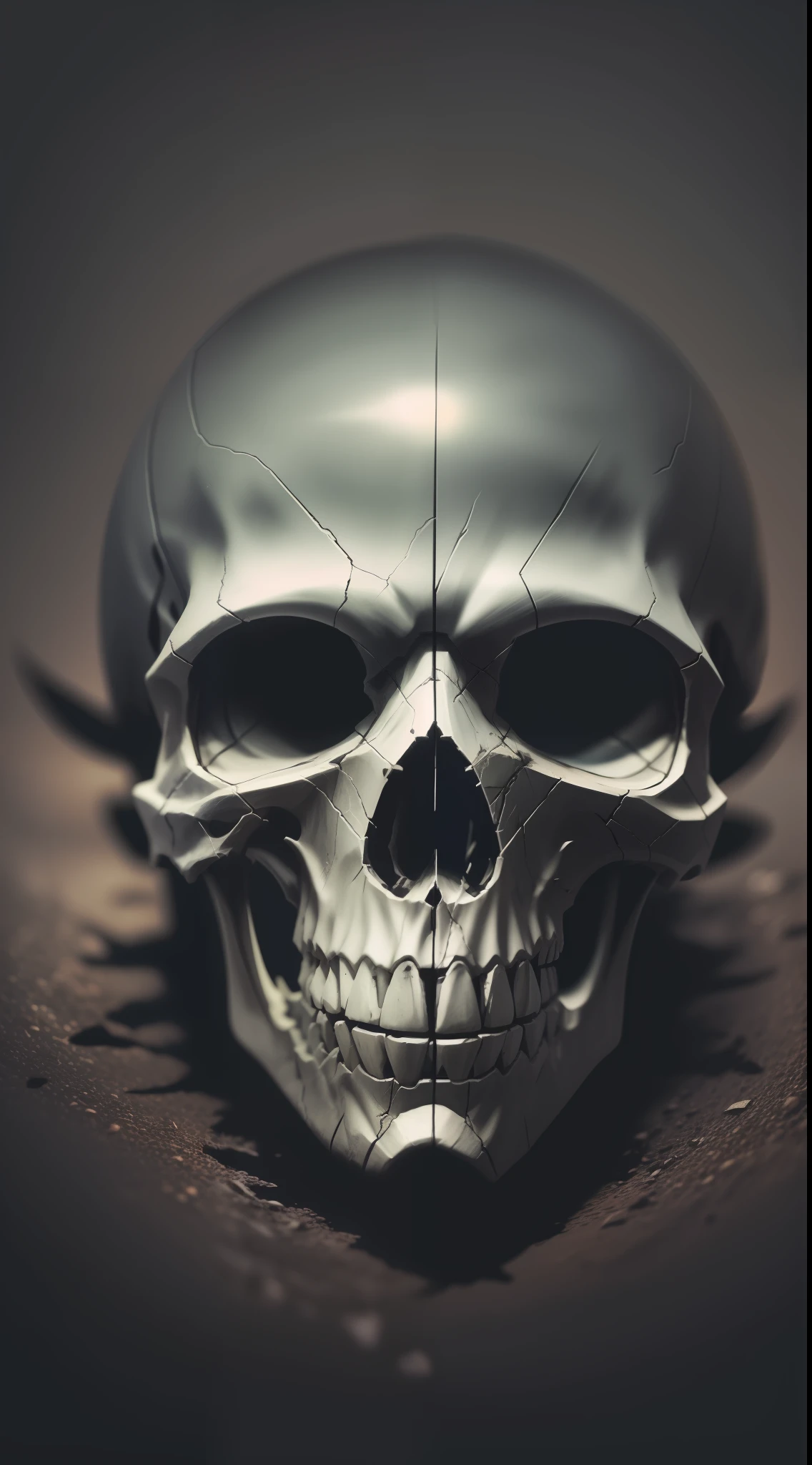 Skull in dark night,dark,high resolution,high quality,dark background