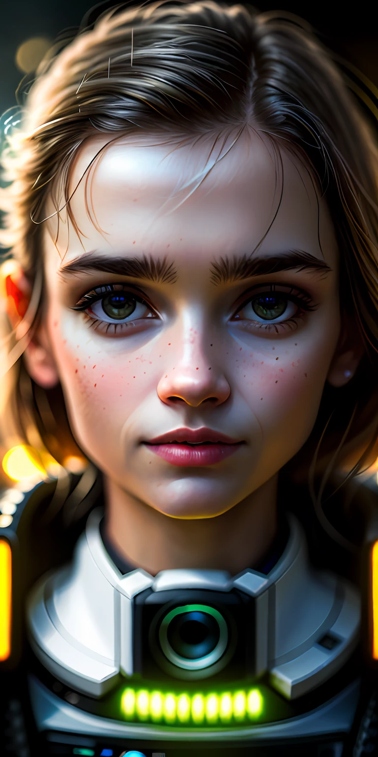 Portrait of a modern Amstrad_2808, Cinematic lighting, Depth of field, bokeh, Realism, Photorealistic, hyper realisitc, Professional photography, UHD, dslr, HDR