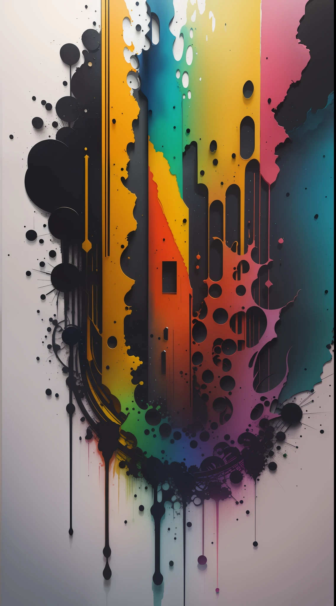 3d watercolor abstract,dark background,high resolution,high quality,colorful,green,red,blue