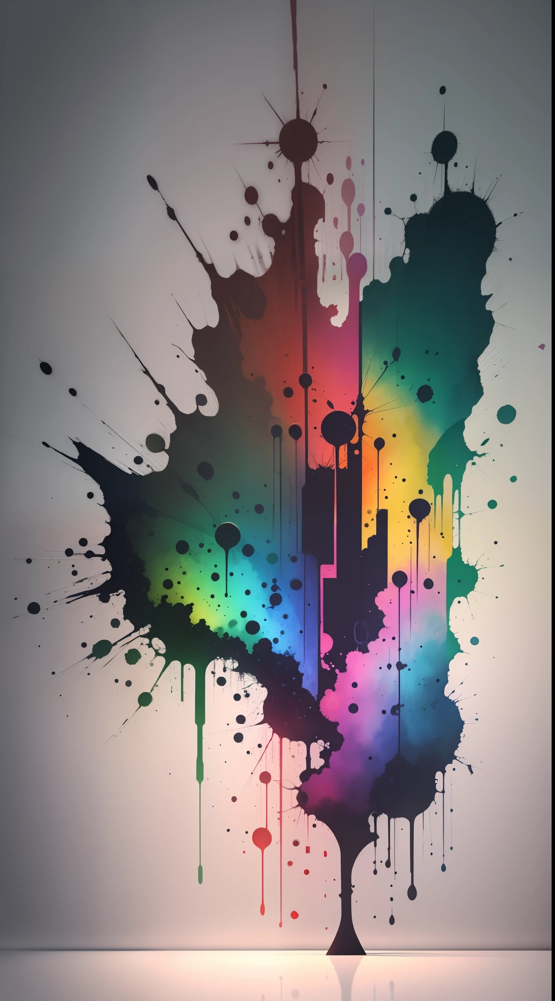 3d watercolor abstract,dark background,high resolution,high quality,colorful,green,red,blue