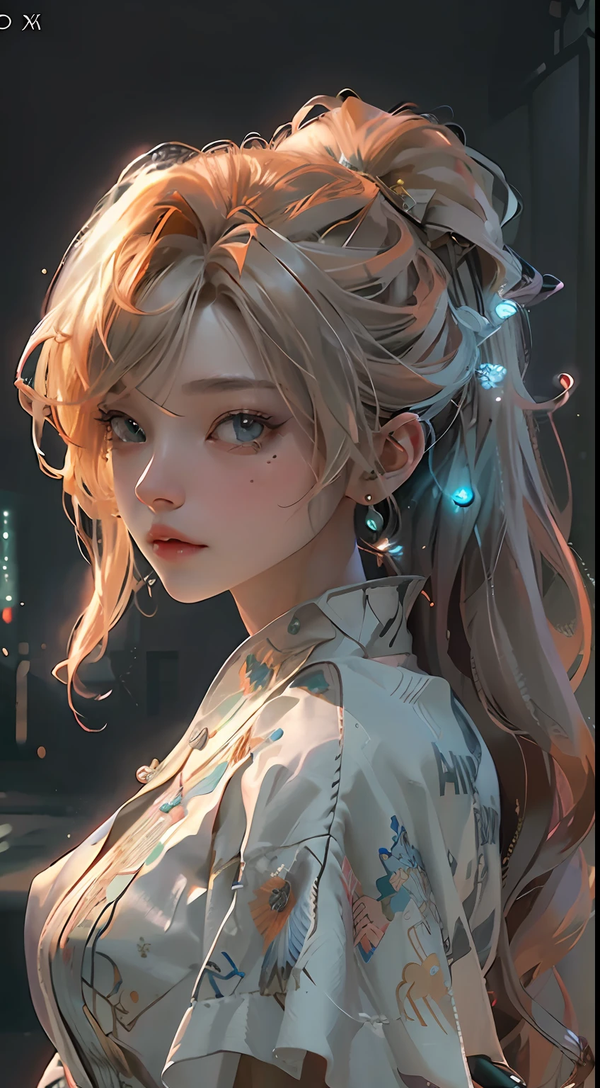 ((Best quality)), ((masterpiece)), (detailed:1.4), 3D, an image of a beautiful cyberpunk female,HDR (High Dynamic Range),Ray Tracing,NVIDIA RTX,Super-Resolution,Unreal 5,Subsurface scattering,PBR Texturing,Post-processing,Anisotropic Filtering,Depth-of-field,Maximum clarity and sharpness,Multi-layered textures,Albedo and Specular maps,Surface shading,Accurate simulation of light-material interaction,Perfect proportions,Octane Render,Two-tone lighting,Wide aperture,Low ISO,White balance,Rule of thirds,8K RAW,Masterpiece, best quality, (8k very detailed CG unit wallpaper) (best quality), (best illustration), (best shading) a golden sea wave, bright orange aol sunset through the wave, golden water drops flying, (:1. 6),