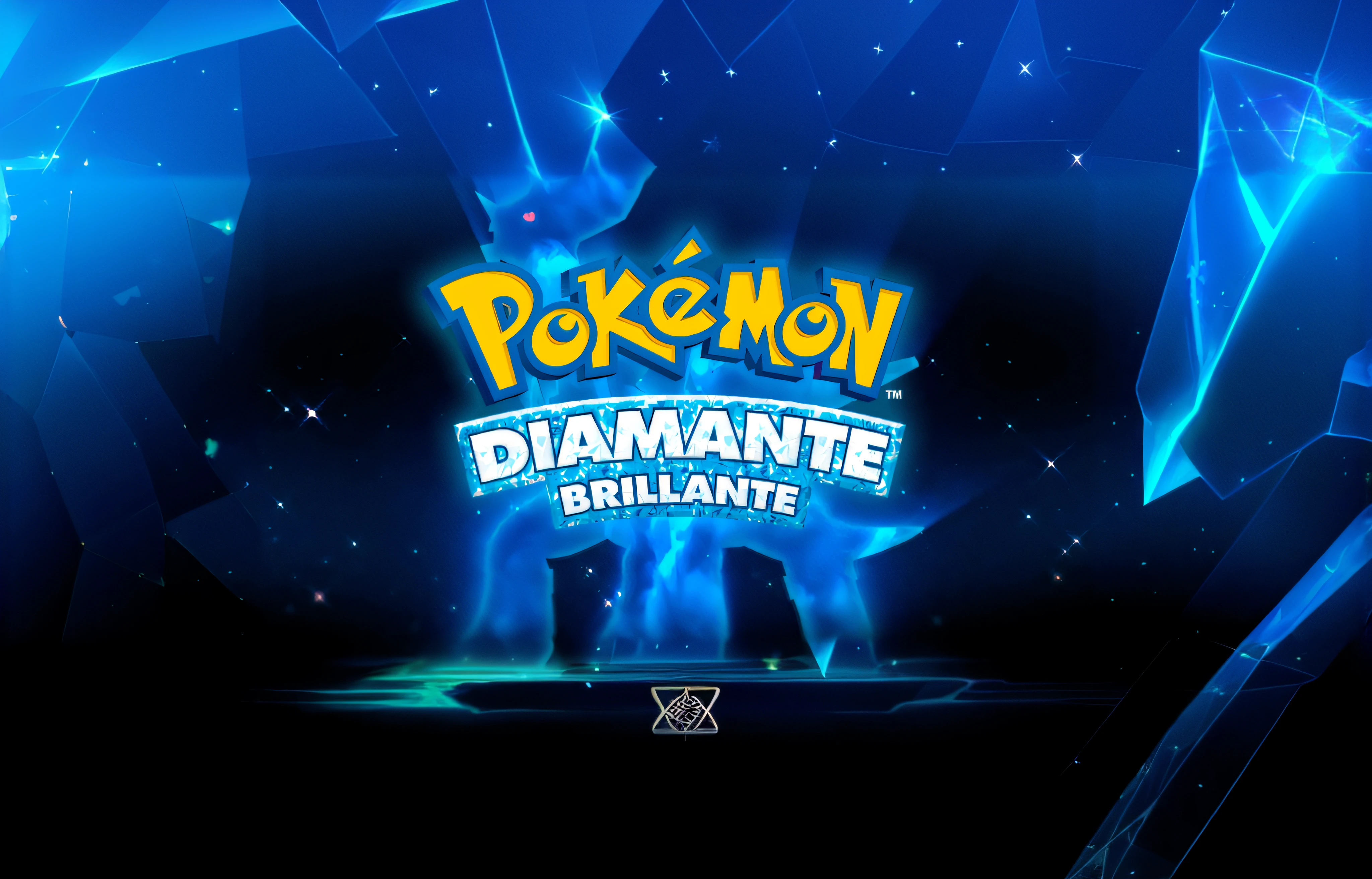 Pokémon Diamondite glows brightly in the dark, Diamante, "Diamantes, Diamantes em chamas, Pokémon, Pokémon, Pokémon Logo, ouros, pele de diamante, Detalhe brilhante, nevasca, reluzente!!, Pokémon illustration, Muitos diamantes descobertos, new pokemon, reboque, diamante azul, album, bronze polido, arte dviant, Nintendo, feito de diamante, header text", Splento