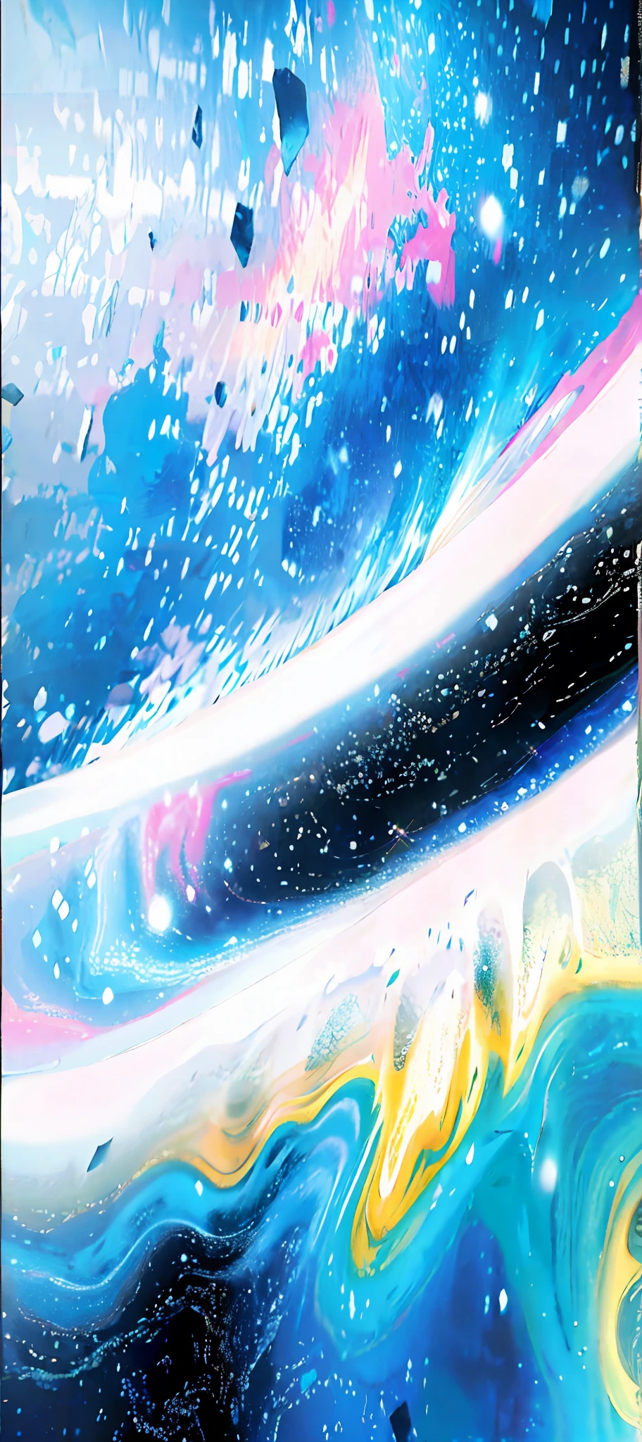 ceu azul, aurora boreal, estrelas