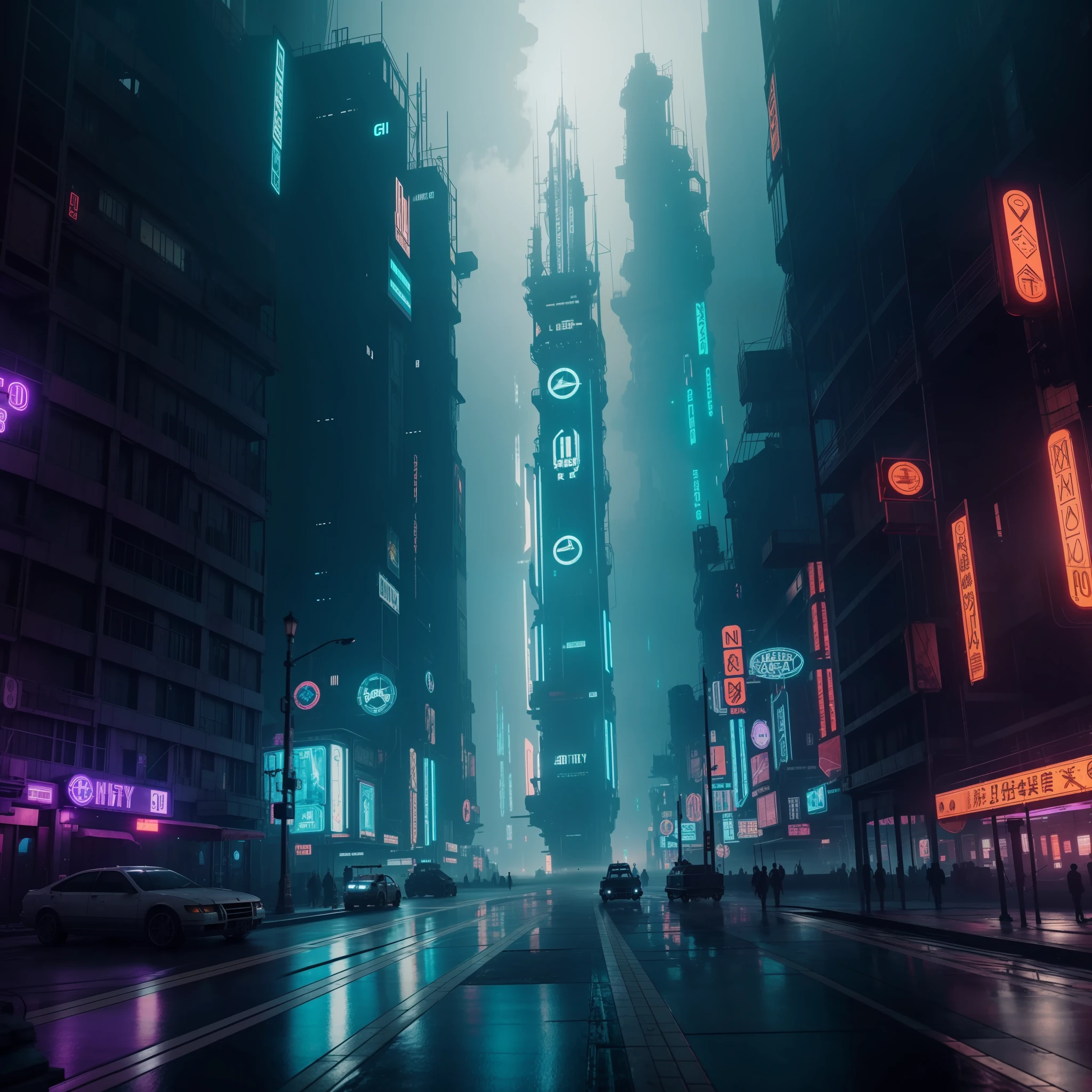 extremely detailed CG unity 8k wallpaper, masterpiece, AIR SHIP, best quality, long shot, cyberpunk, ghostly setting, mist, volumetric light, neon lights, animatronic figures, ruined structures, grunge textures, AIR SHIP