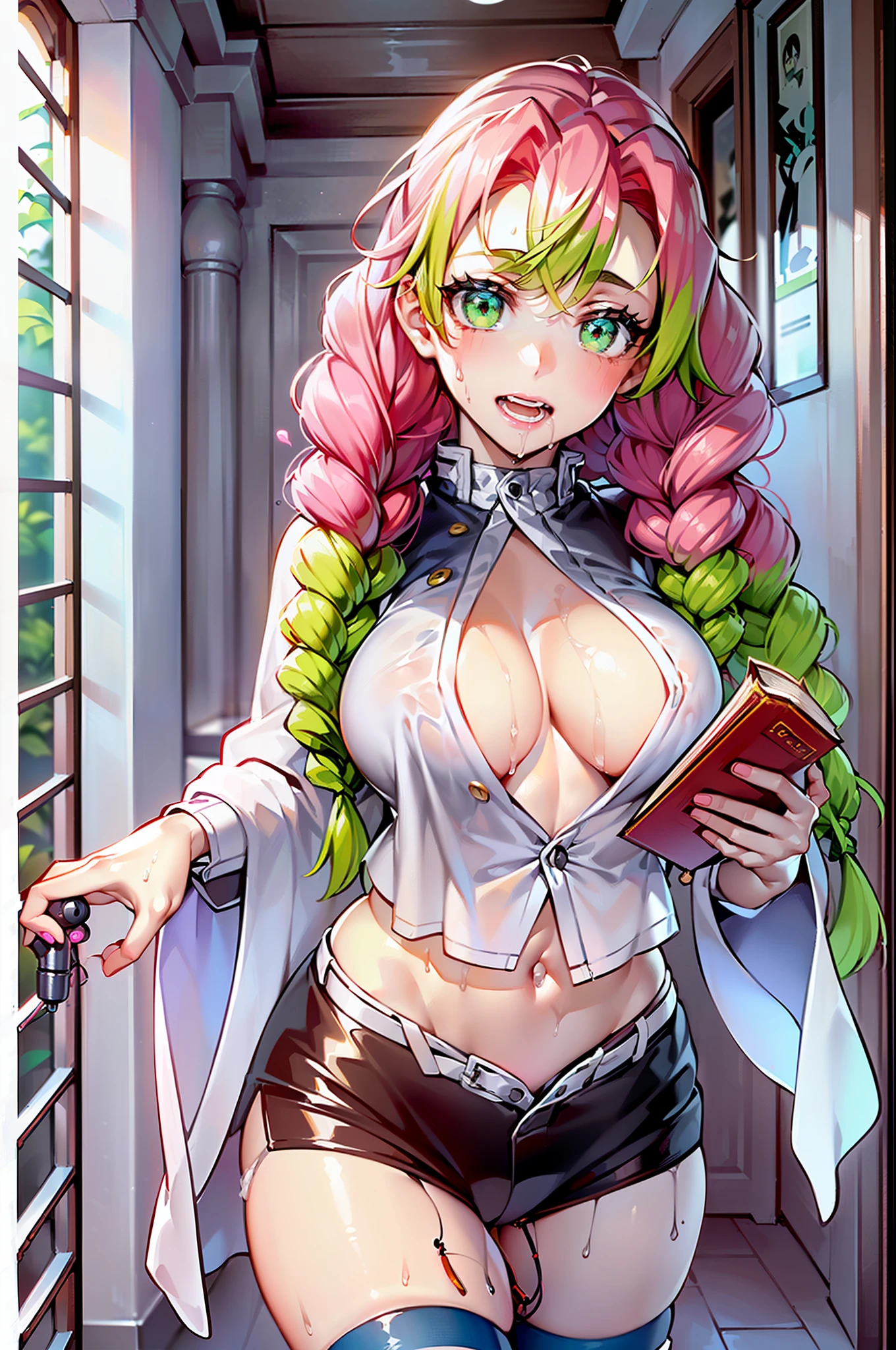 ((16 anos, A very cute girl is walking with her bare ass in a busy center)), (((Wet white button long shirt: 1.1))), (mini saia extrema de seda branca), (Micro Mini G-String), (((Seios enormes :1.4, and droopy breasts:1.5))), 8k, foto RAW, ((foto de corpo inteiro)), (pele altamente detalhada:1.2), (exposta:1.5), (seios expostos:1.5), (costas expostas:1.5), (ombros expostos:1.1),  (virilha exposta:1.5), fotografia, obra-prima, melhor qualidade, fundo cinza escuro, (uma bela menina branca, enormes seios macios e abdominais bonitos), various poses, rosto ultra-detalhado, olhos detalhados, ((sem closeup)), ((She's using a vibrator in her crotch)), ((ao ar livre)), (chuva, rua: 1.2).